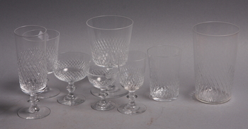 59217. GLASSERVIS, 122 delar, 1900-tal.