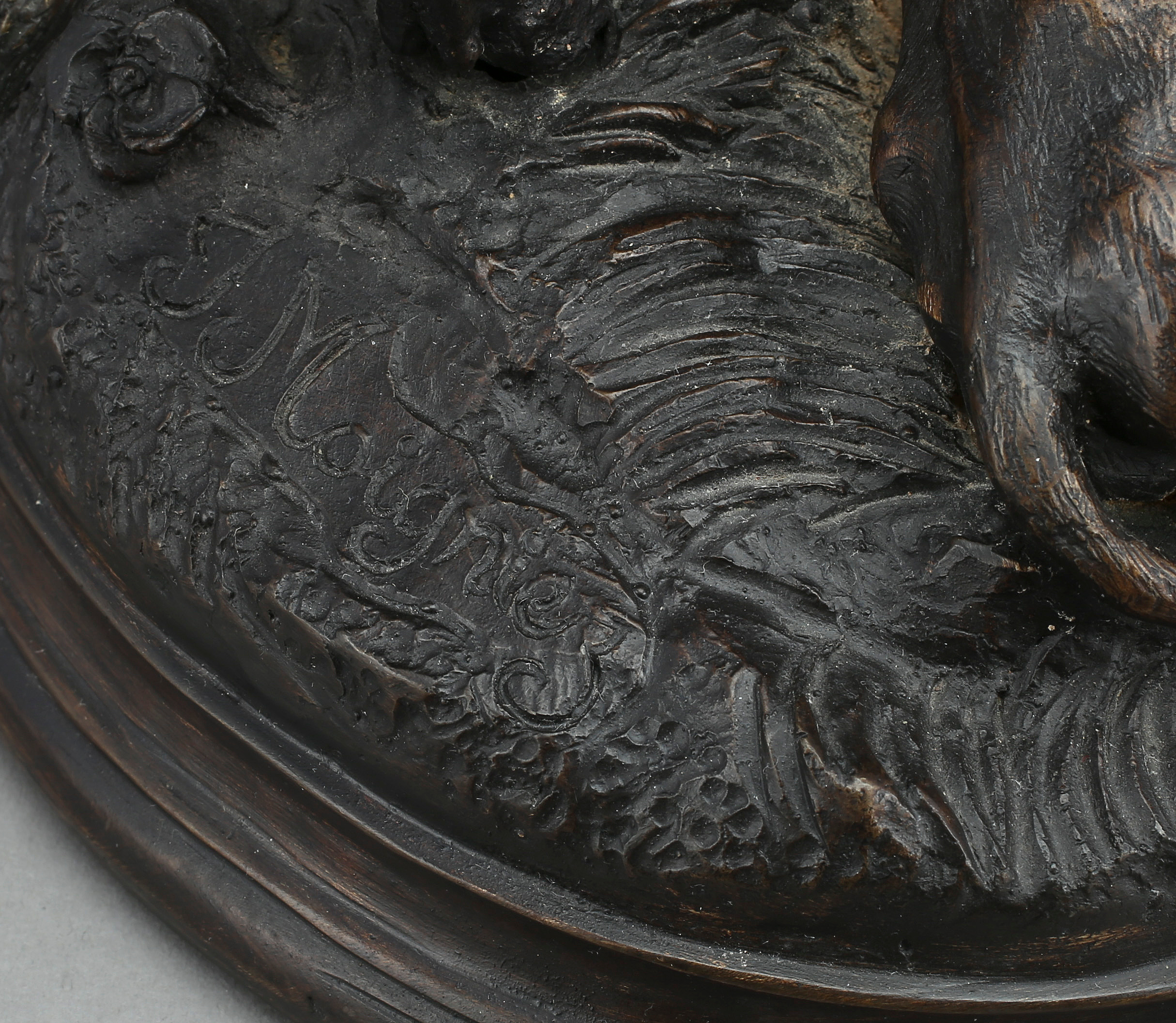 596397 SKULPTUR, Jules Moigniez, efter. Bronspatinerad metall. 1900-tal ...