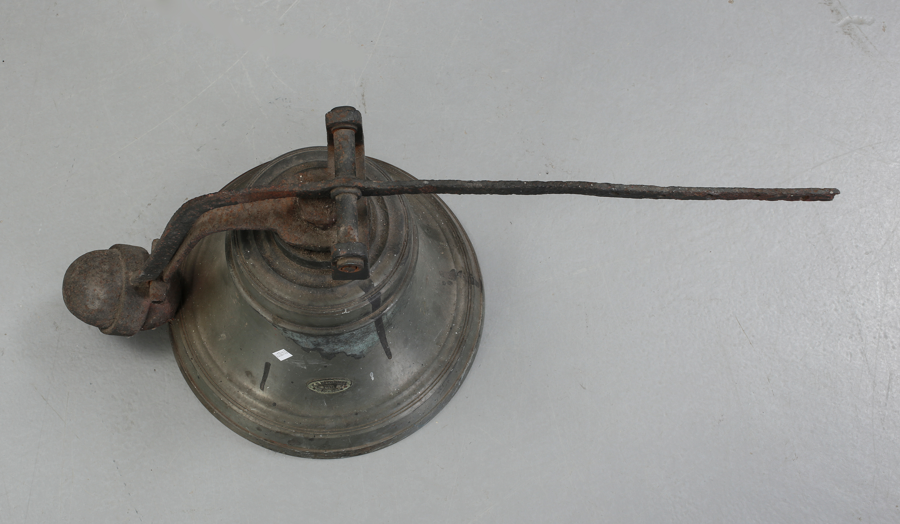 VÄLLINGKLOCKA, K.G Bergholtz Stockholm, 1887. Bukowskis