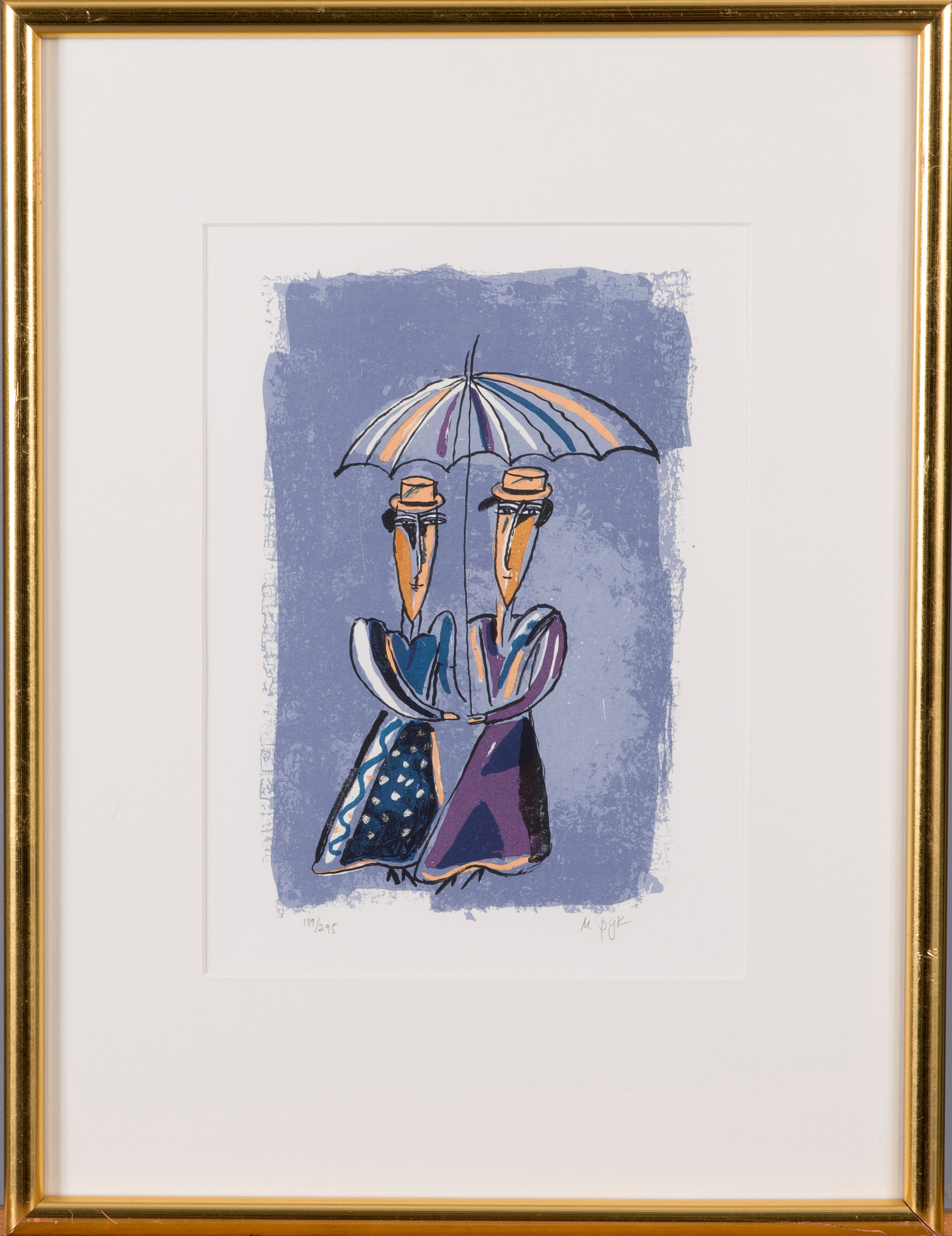 MADELEINE PYK, litografi, signerad, numrerad 139/295. - Bukowskis