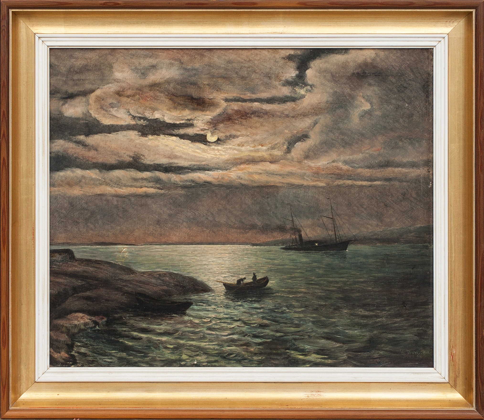 ALBERT BERG, olja på duk, signerad. Bukowskis