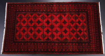 62153. MATTA, Turkmen, persisk. Ca 213 x 119.