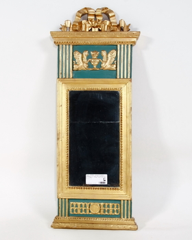 62629. SPEGEL, sengustaviansk, stämplad troligen med Jönköpings hallstämpel, tidigt 1800-tal.