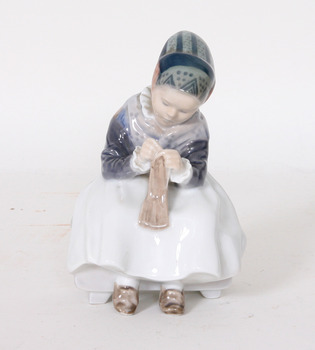 63025. FIGURIN, porslin, Kongl Dansk.