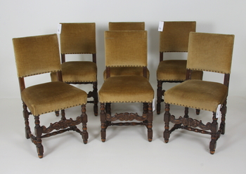 63139. STOLAR, 6 st, barockstil.