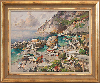 FELICE GIORDANO, olja på duk, signerad. Bukowskis