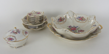 65925. SERVISDELAR, porslin, Rosenthal, 11 delar.