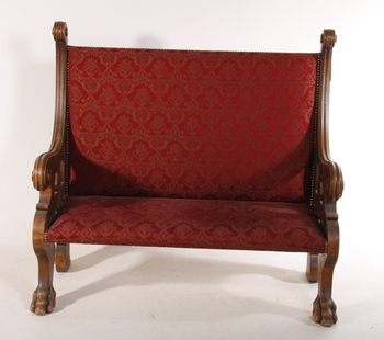 675. SOFFA, barockstil, ek.