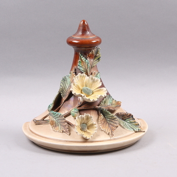 67519. KONSOL, majolika, Rörstarnd, sent 1800-tal.