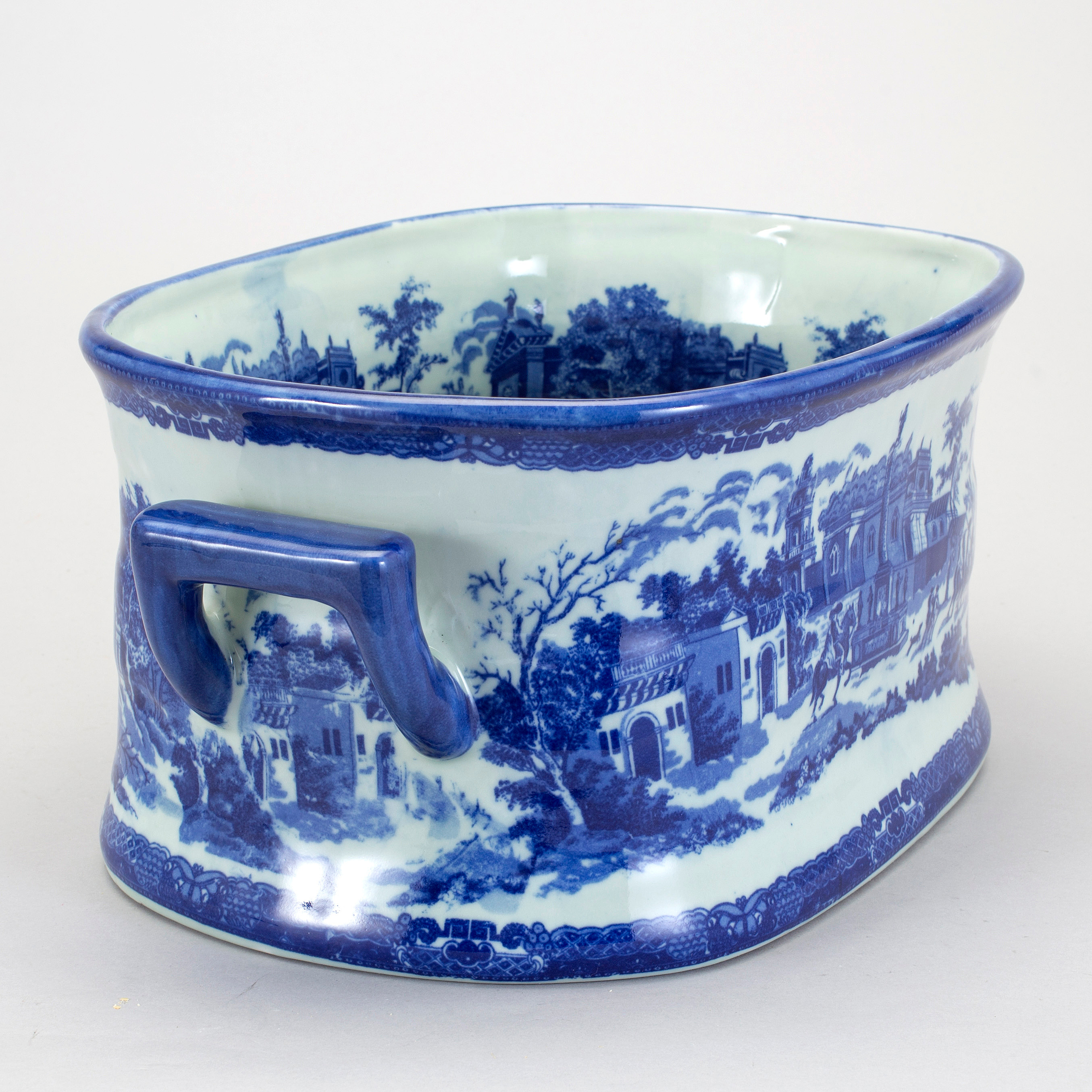 JARDINIÈRE / YTTERFODER, porslin, Victoria Ware Ironstone, modern