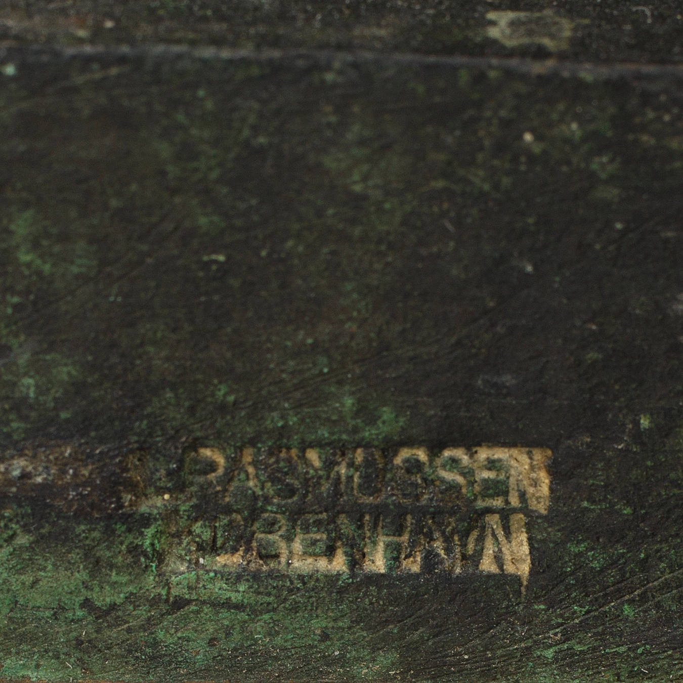 HUGO LIISBERG, brons, monogramsignerad. Bukowskis