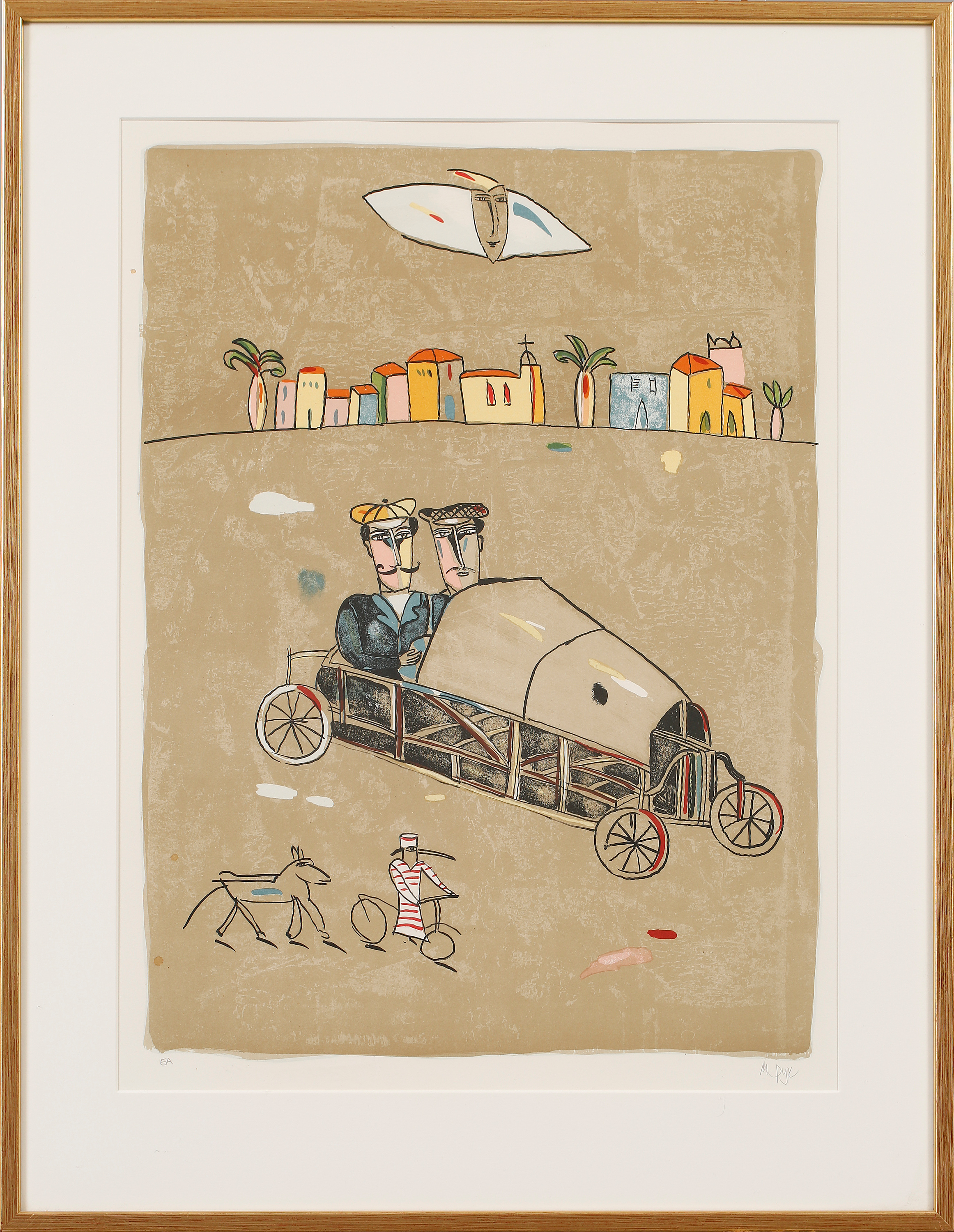 MADELEINE PYK, litografi, EA, signerad. - Bukowskis