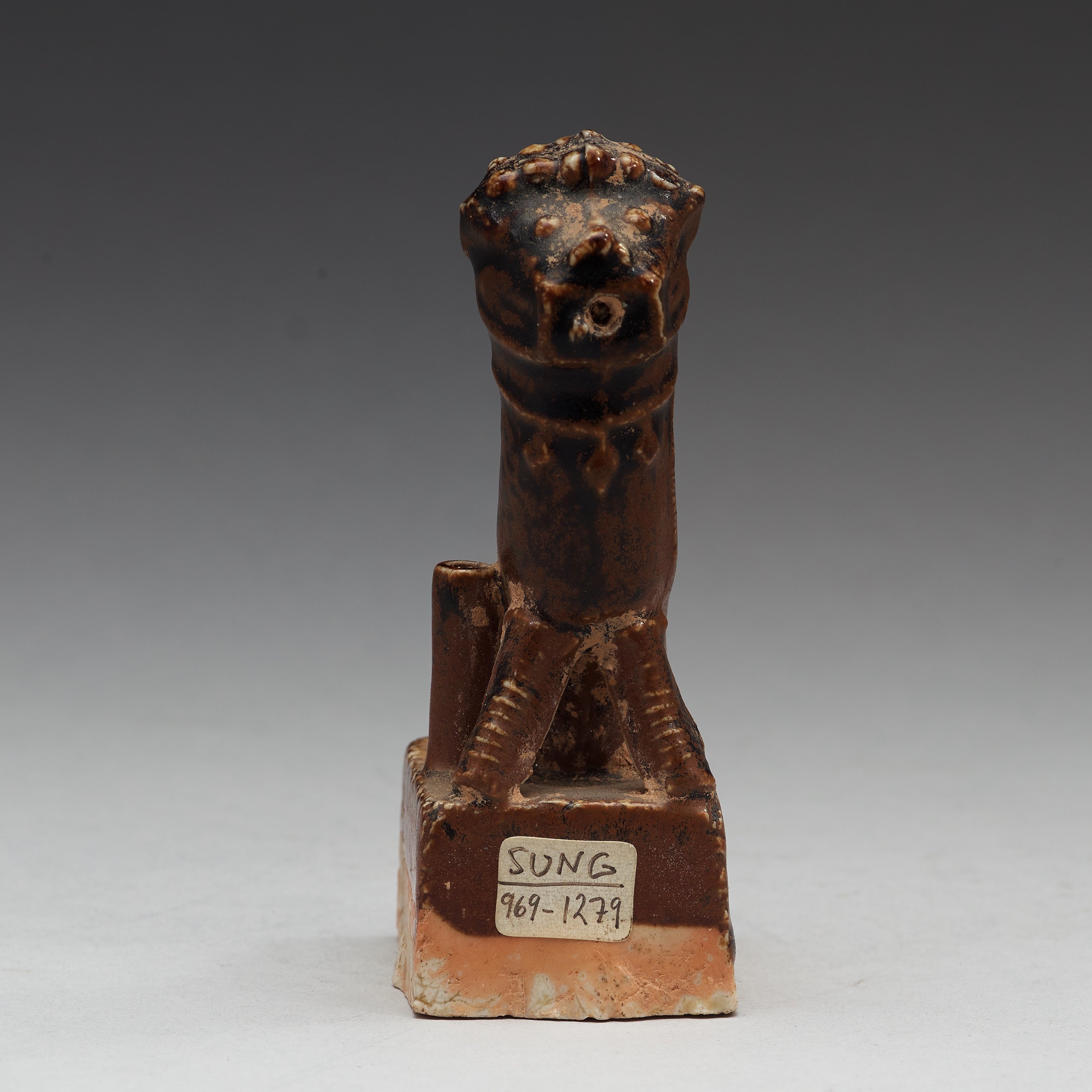 A Brown glazed joss stick holder, Ming dynasty (13681643). Bukowskis