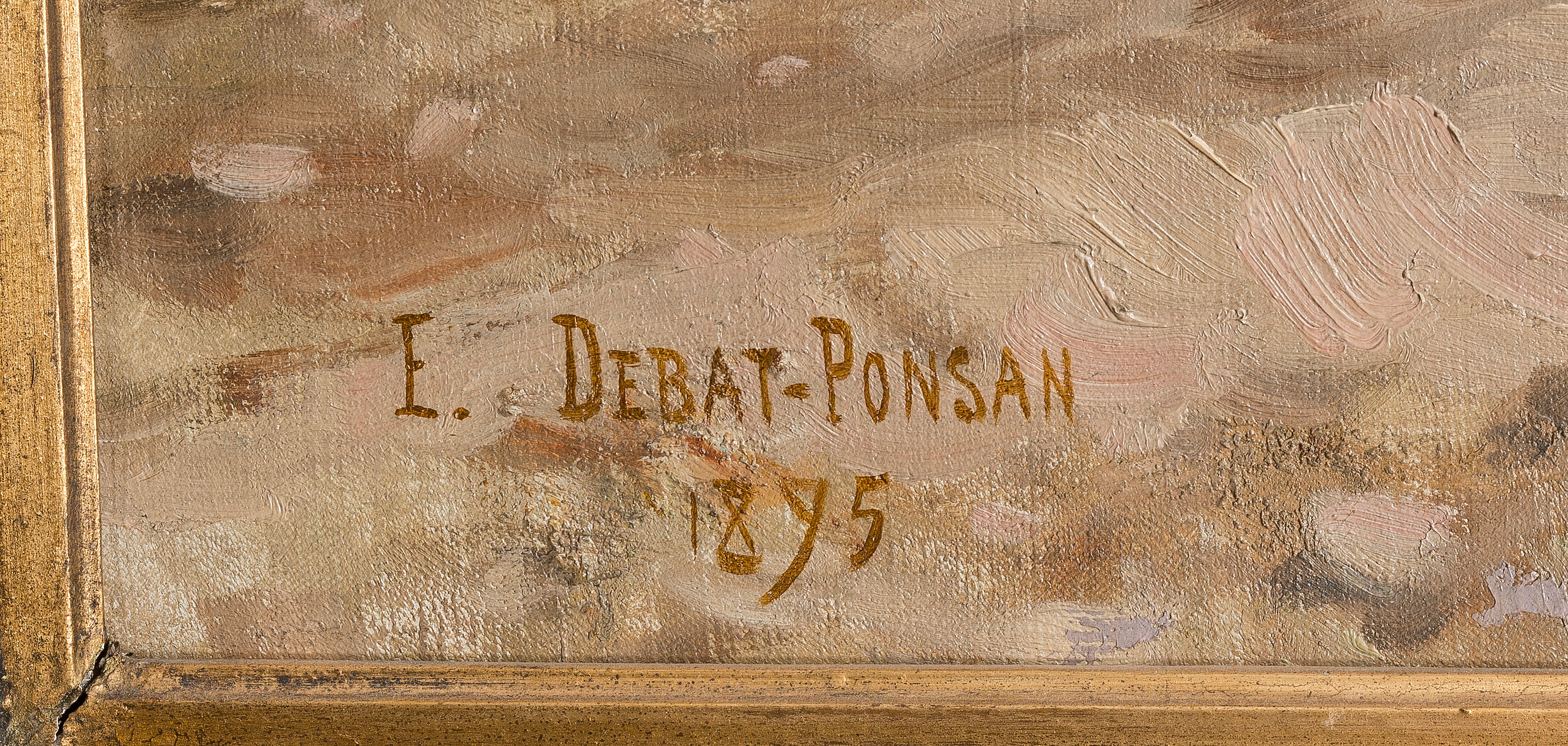 EDOUARD BERNARD DEBATPONSAN, TO THE FIELDS. Bukowskis