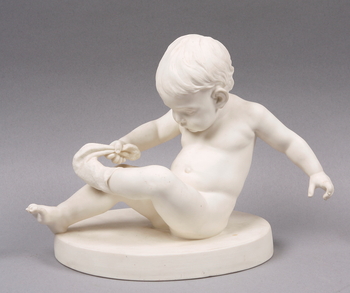 76455. FIGURIN, parian, Gustafsberg, tidigt 1900-tal.
