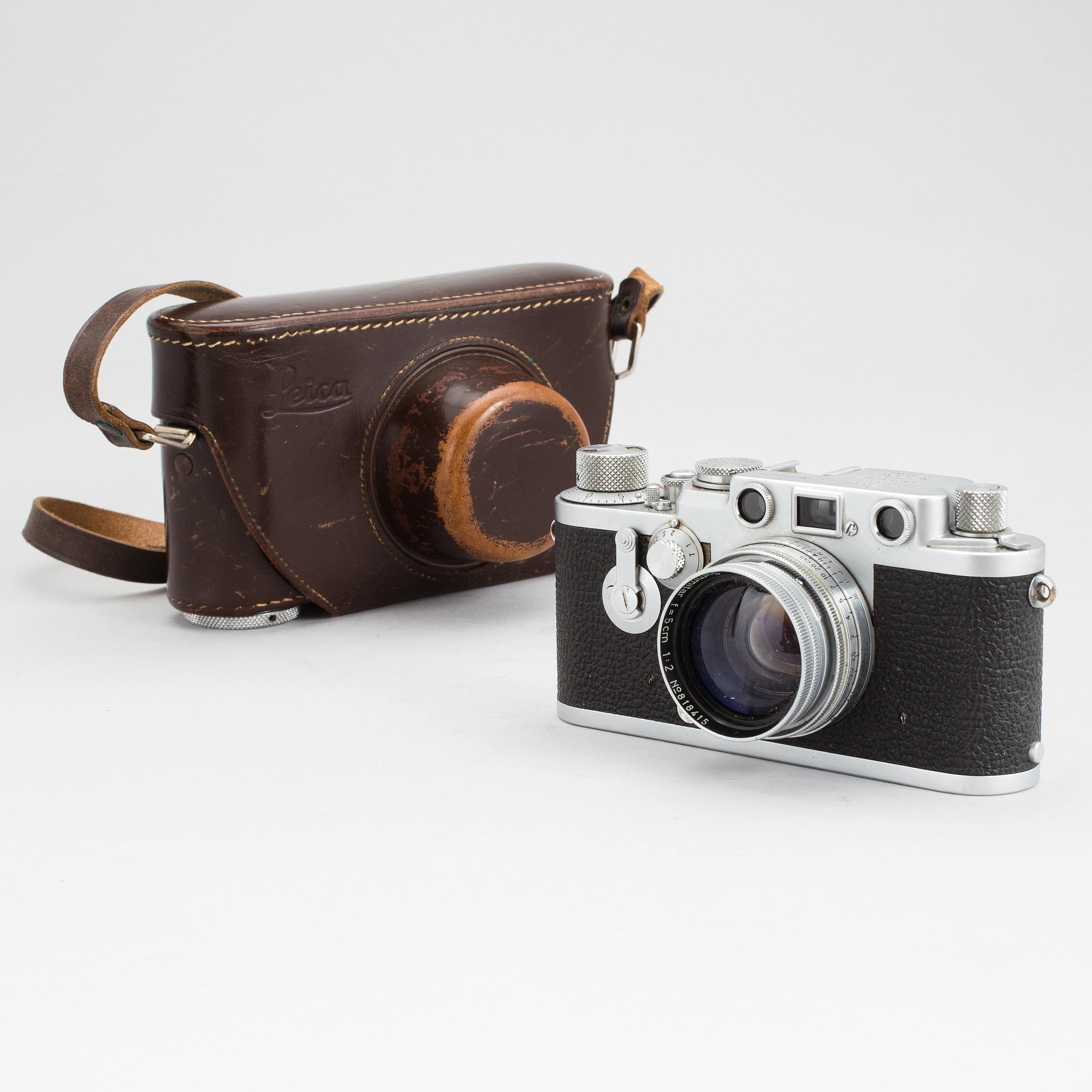 LEITZ - Boitier LEICA IIIf de 1955 avec retardateur - de collection