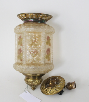 76629. MÅNSKENSLAMPA, omkring 1900.