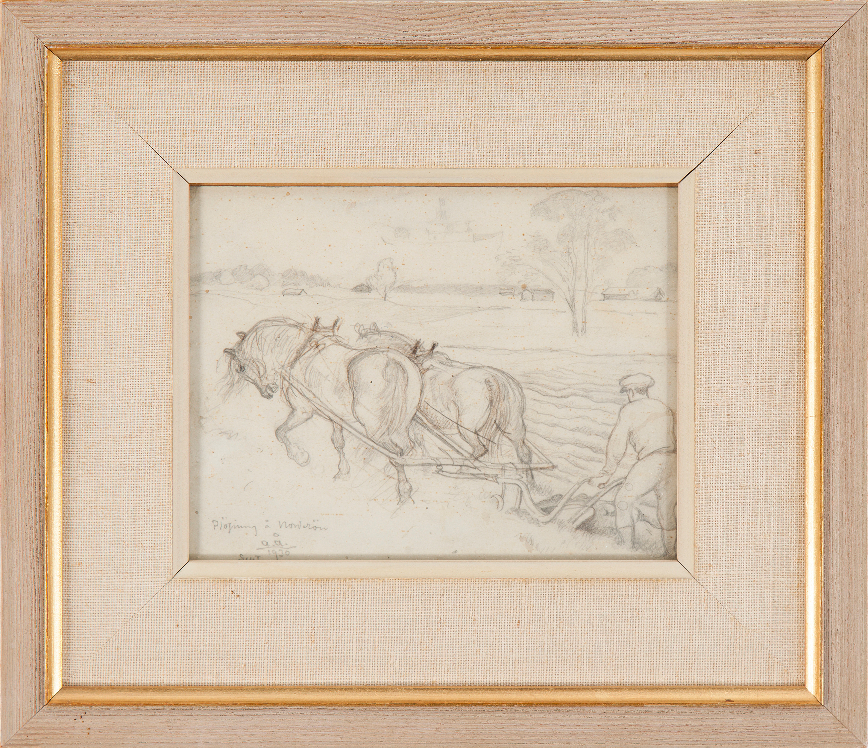 Acke Åslund's pencil drawing, showcasing his artistic skills and attention to detail
