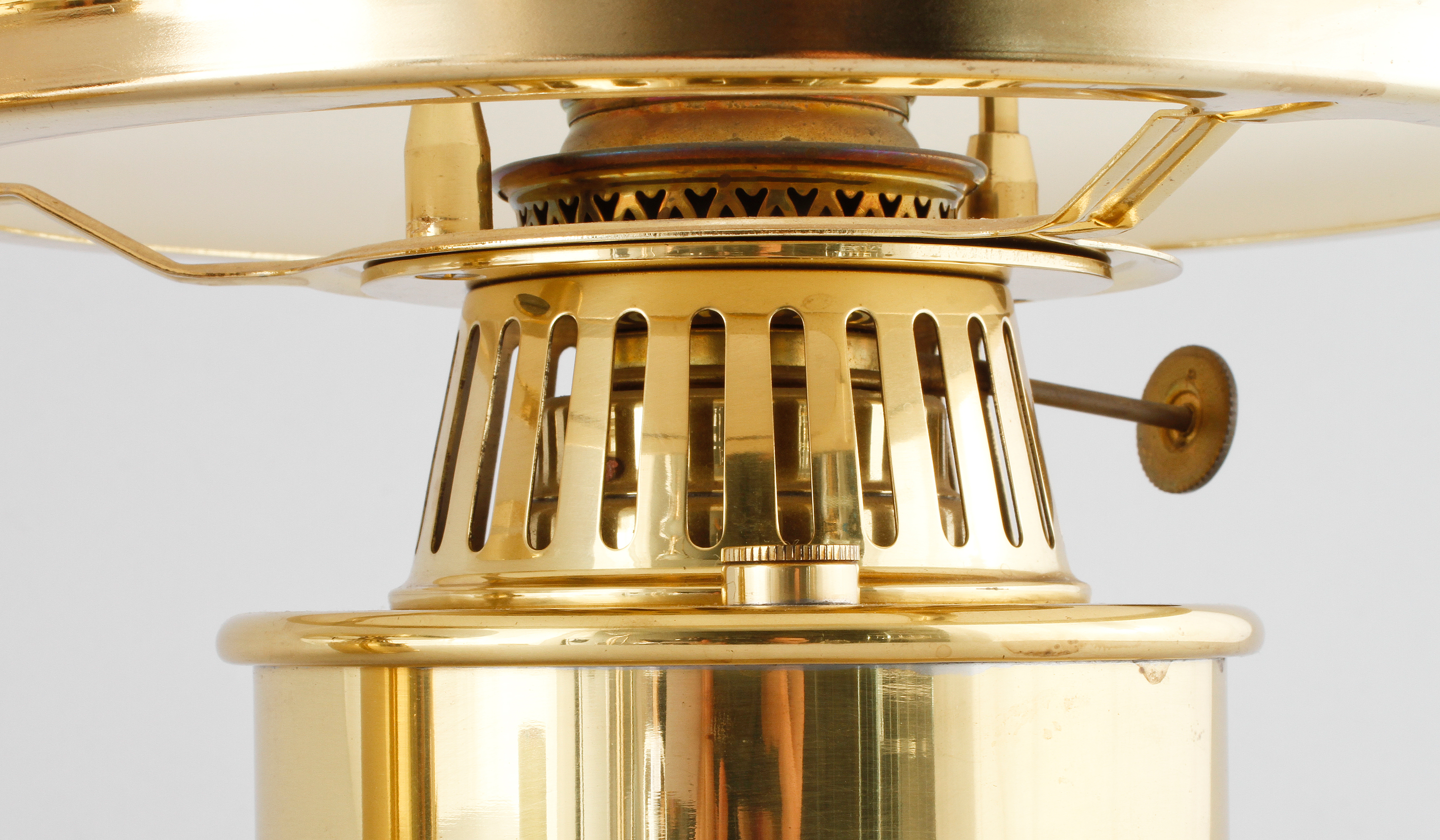 A pair of paraffin lamps from Harnisch in Denmark, second half of the