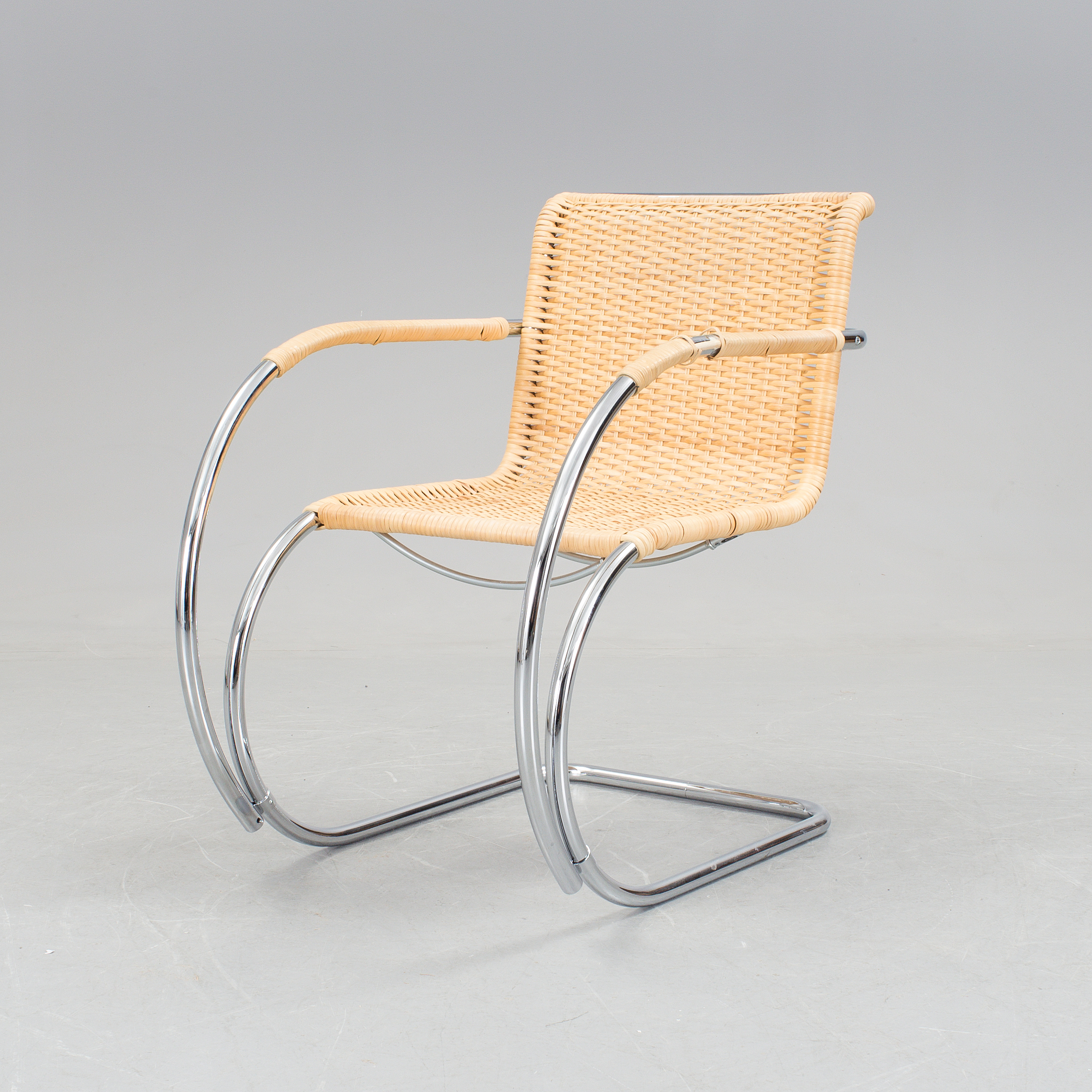 An armchair by Ludwig Mies van der Rohe, An armchair by Ludwig Mies van der Rohe,