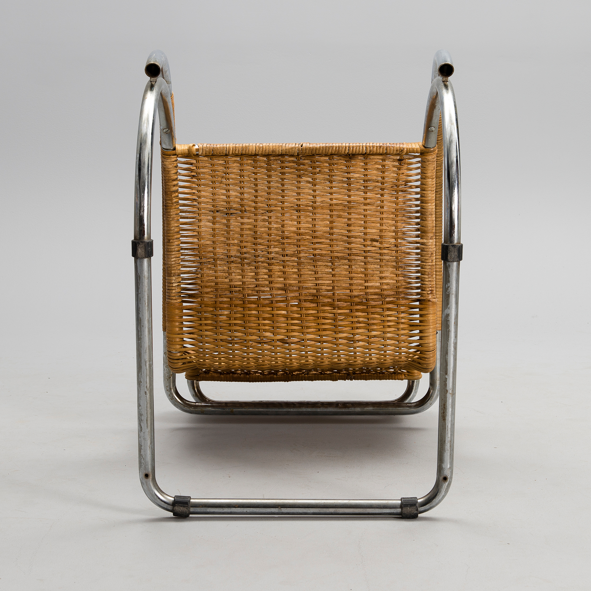 LUDWIG MIES VAN DER ROHE, ARMCHAIR, LUDWIG MIES VAN DER ROHE, ARMCHAIR,