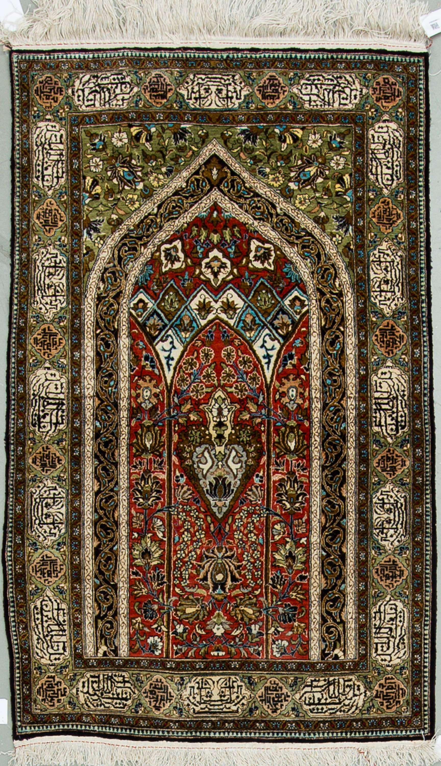 A RUG. Silk Qum. Around 132 x 83 cm. Bukowskis