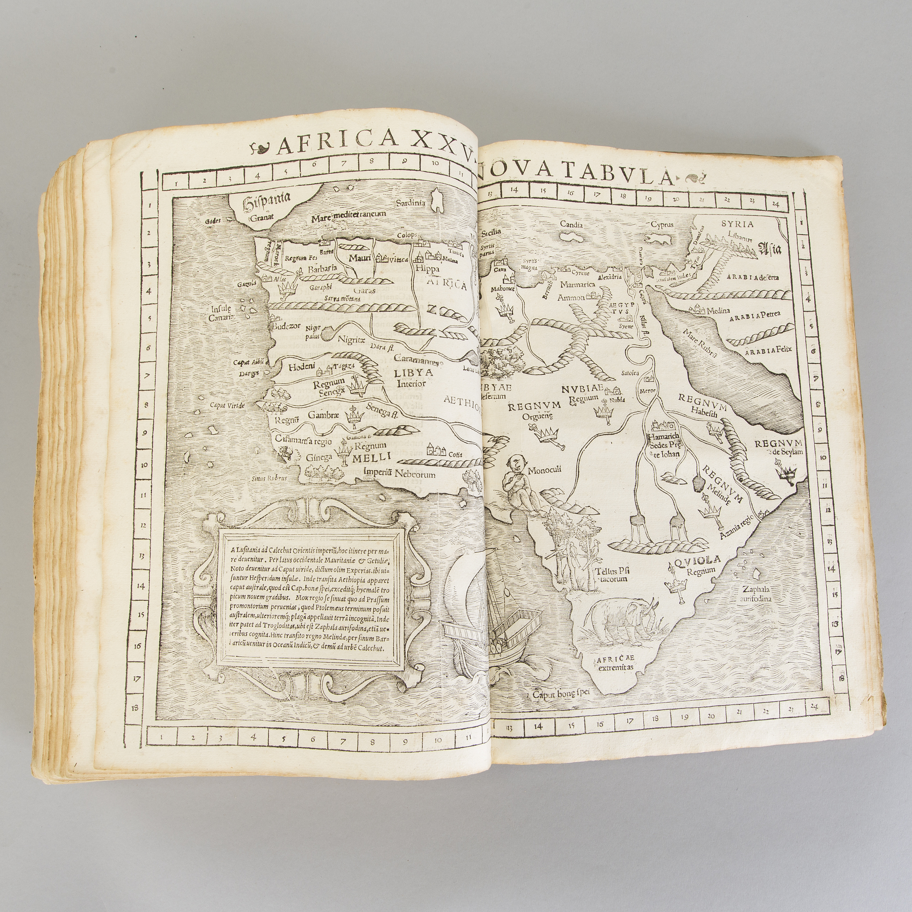 PTOLEMY (CLAUDIUS PTOLEMAEUS), Geographia, 1552. - Bukowskis