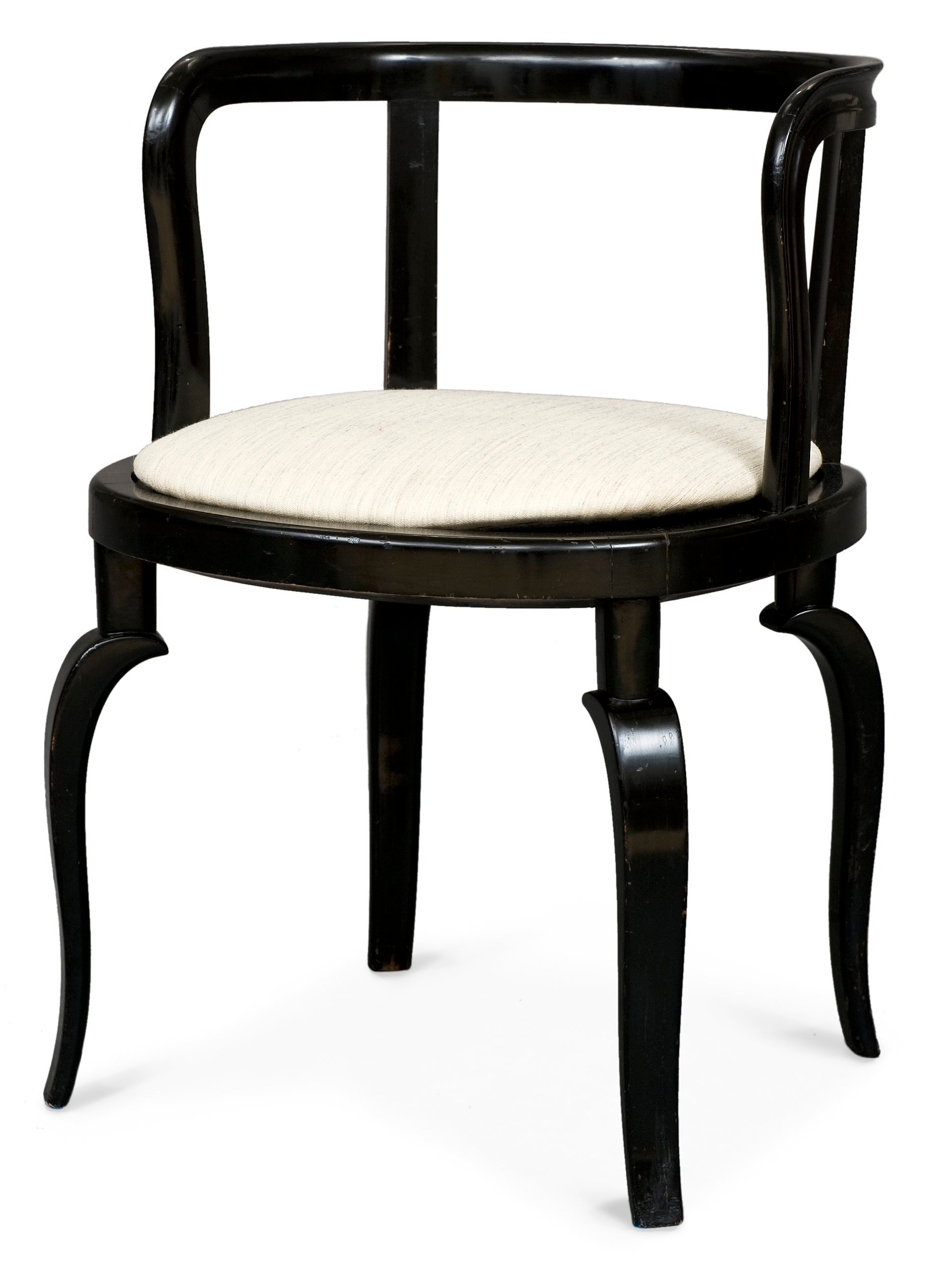 A Carl Hörvik black lacquered chair, ca 192832. Bukowskis