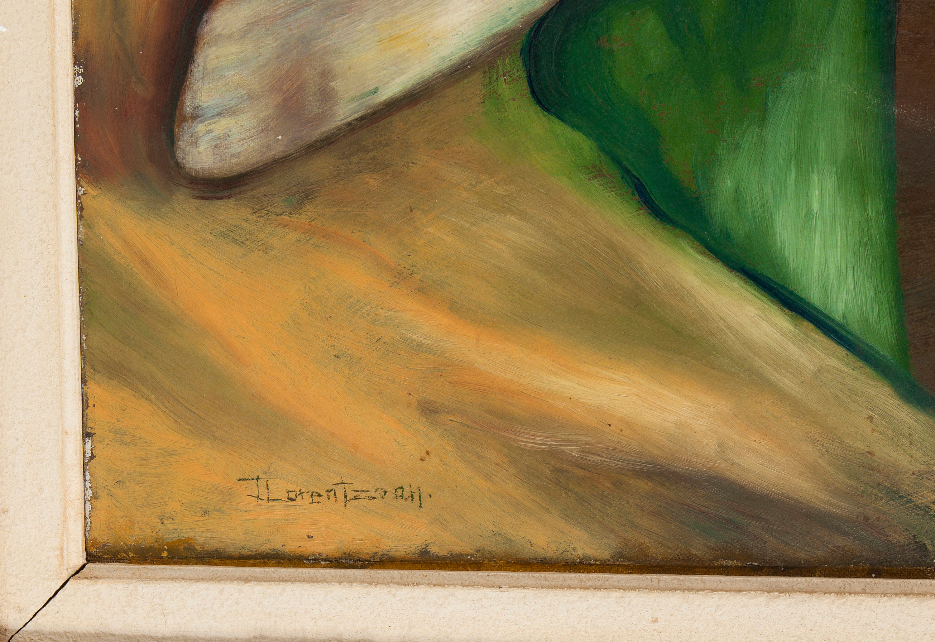 UNKNOWN ARTIST, oil painting on canvas. Signed Lorentzson. - Bukowskis