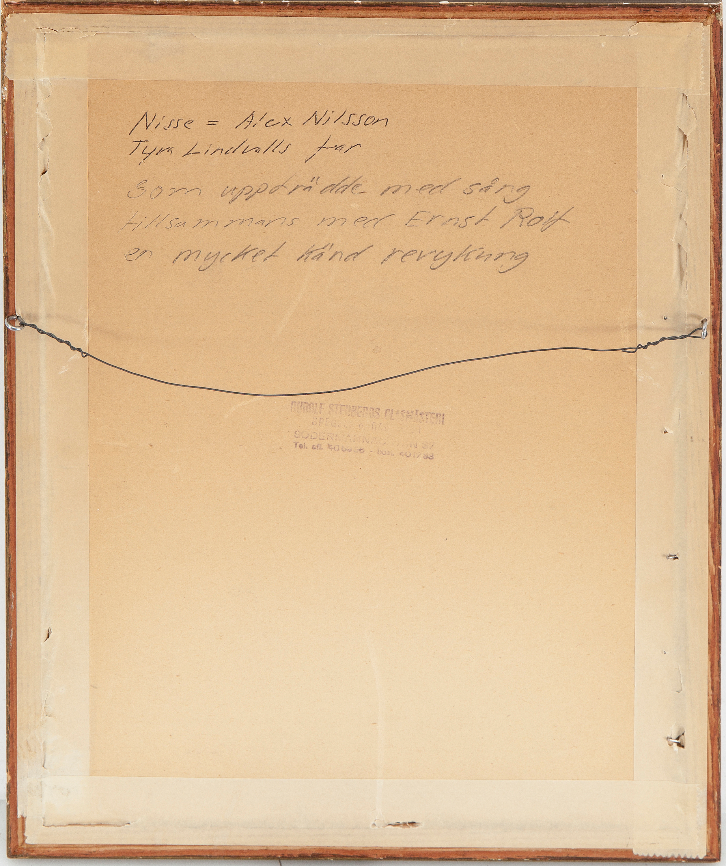 ERNST ROLF (1891-1932), egenhändigt signerat fotografi. - Bukowskis