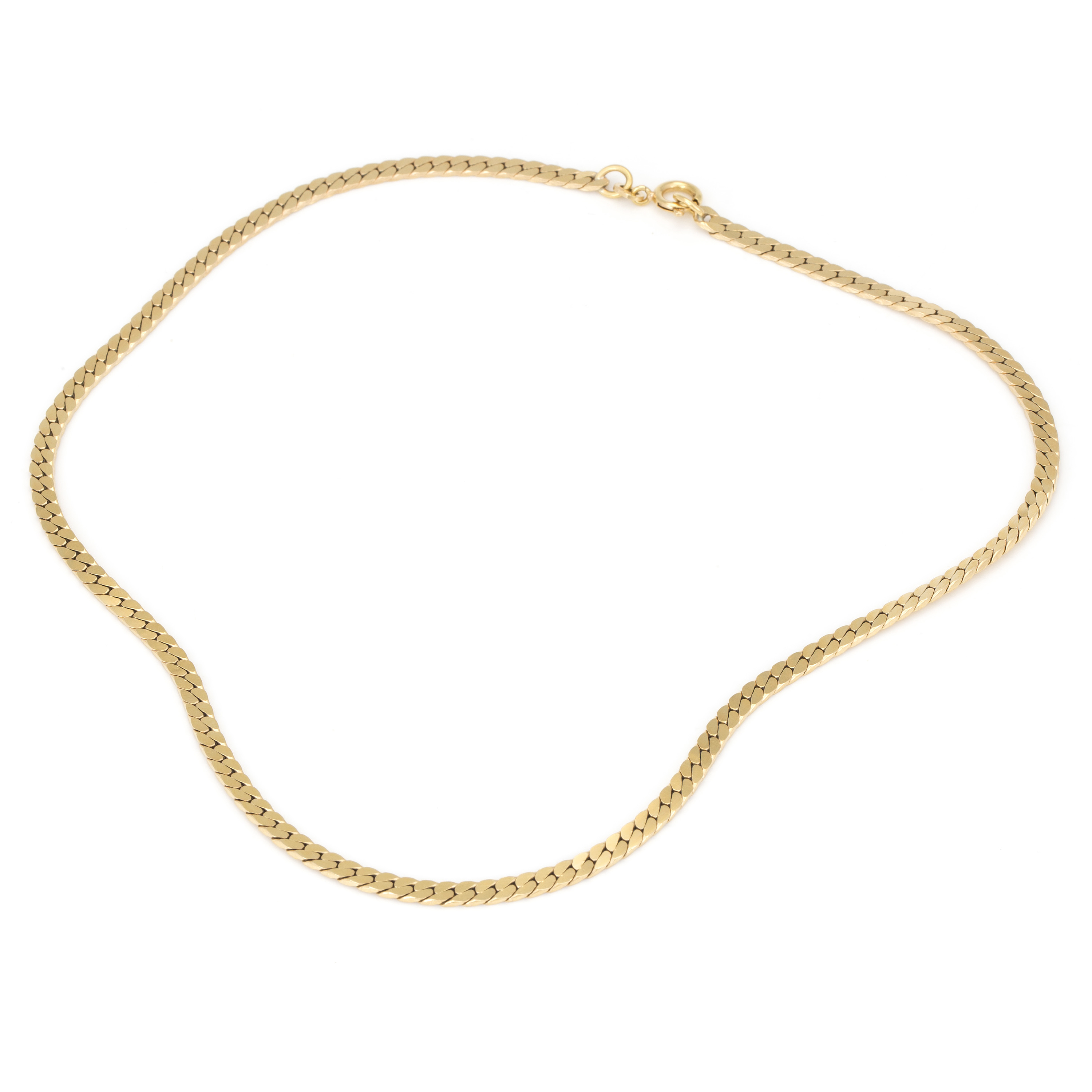 A herringbonelink necklace. Bukowskis