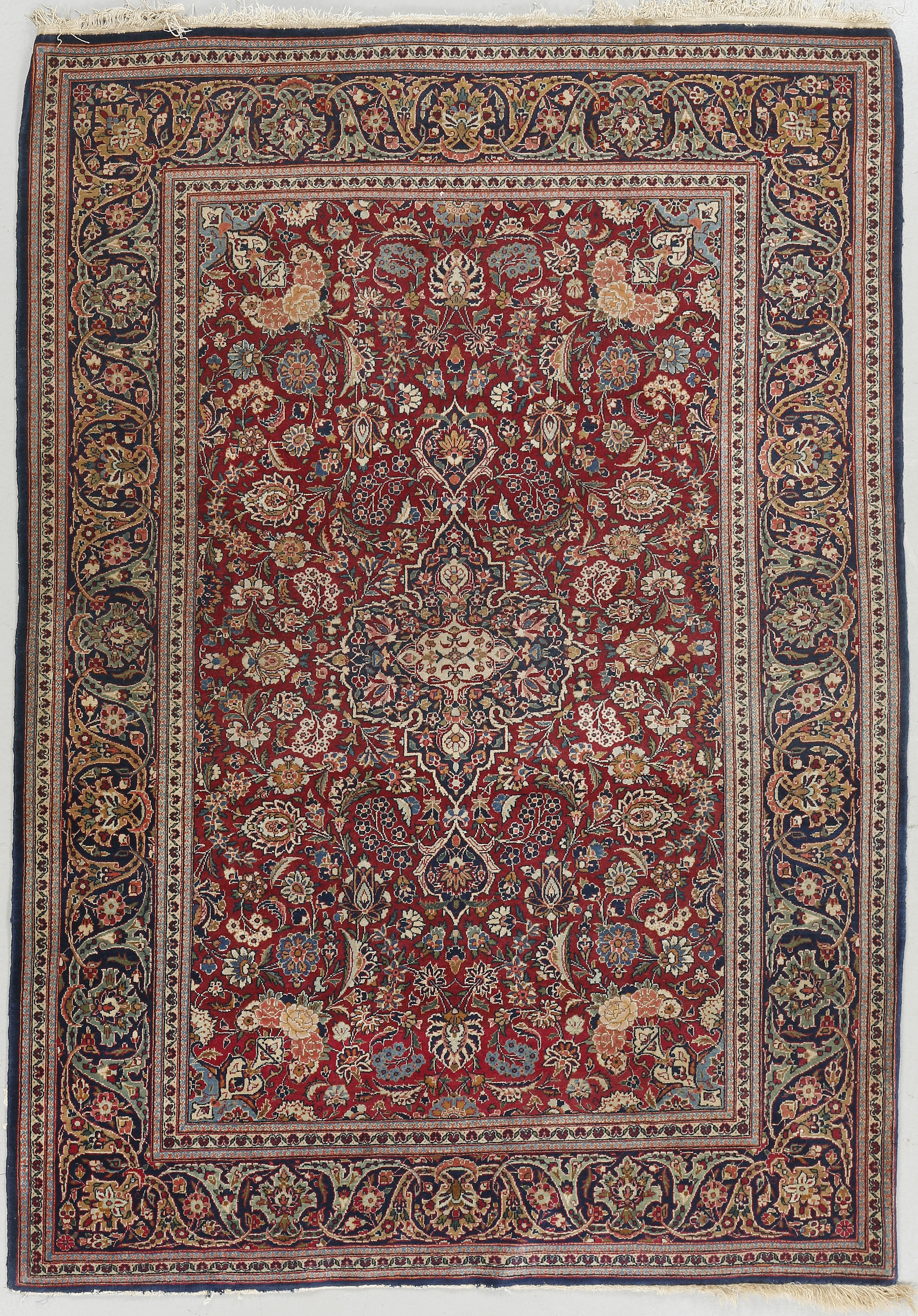 A Keshan rug, old/semiantique, 201 x 137 cm. Bukowskis