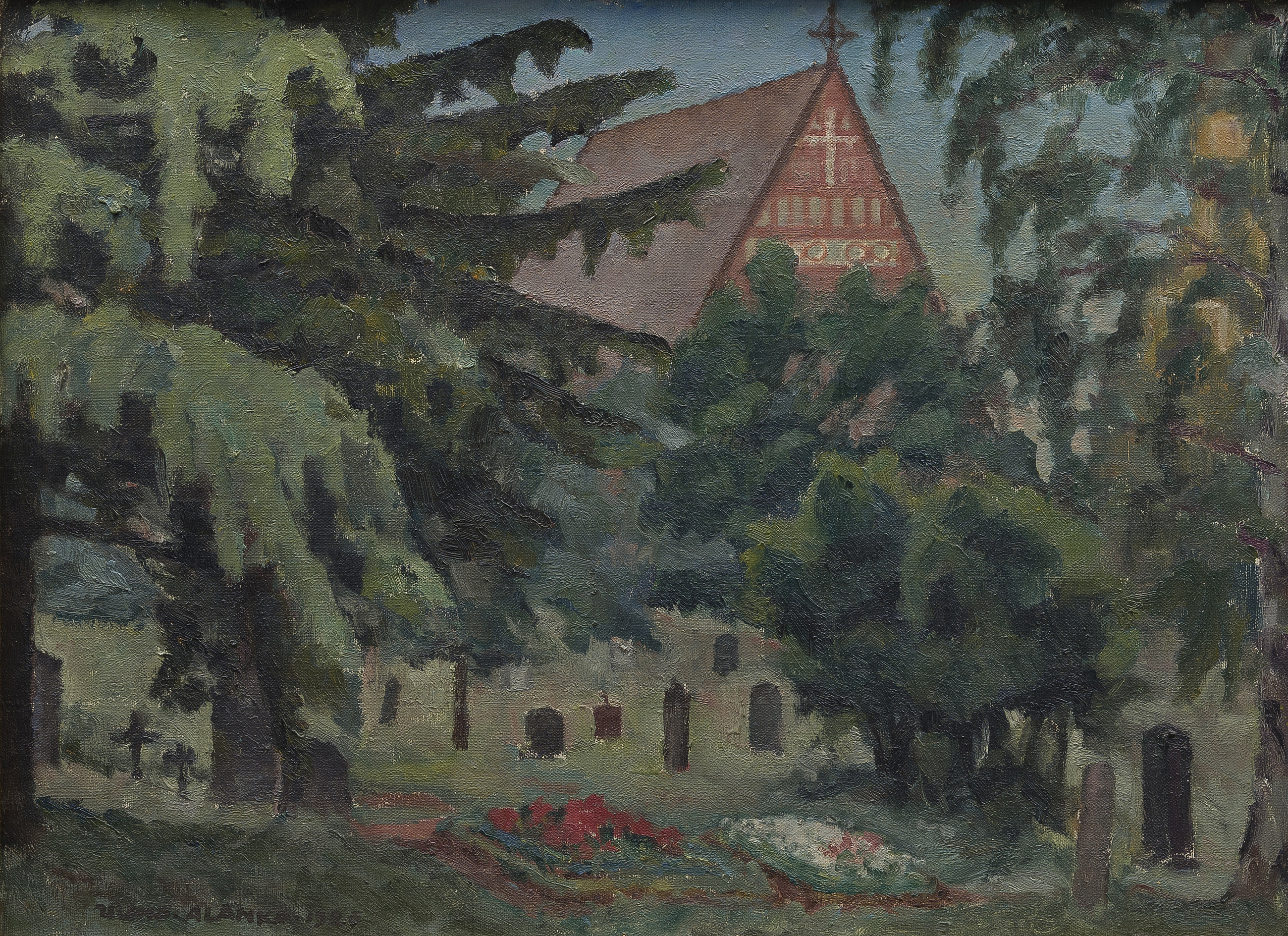 UUNO ALANKO, oil on canvas, signed and dated 1926. - Bukowskis