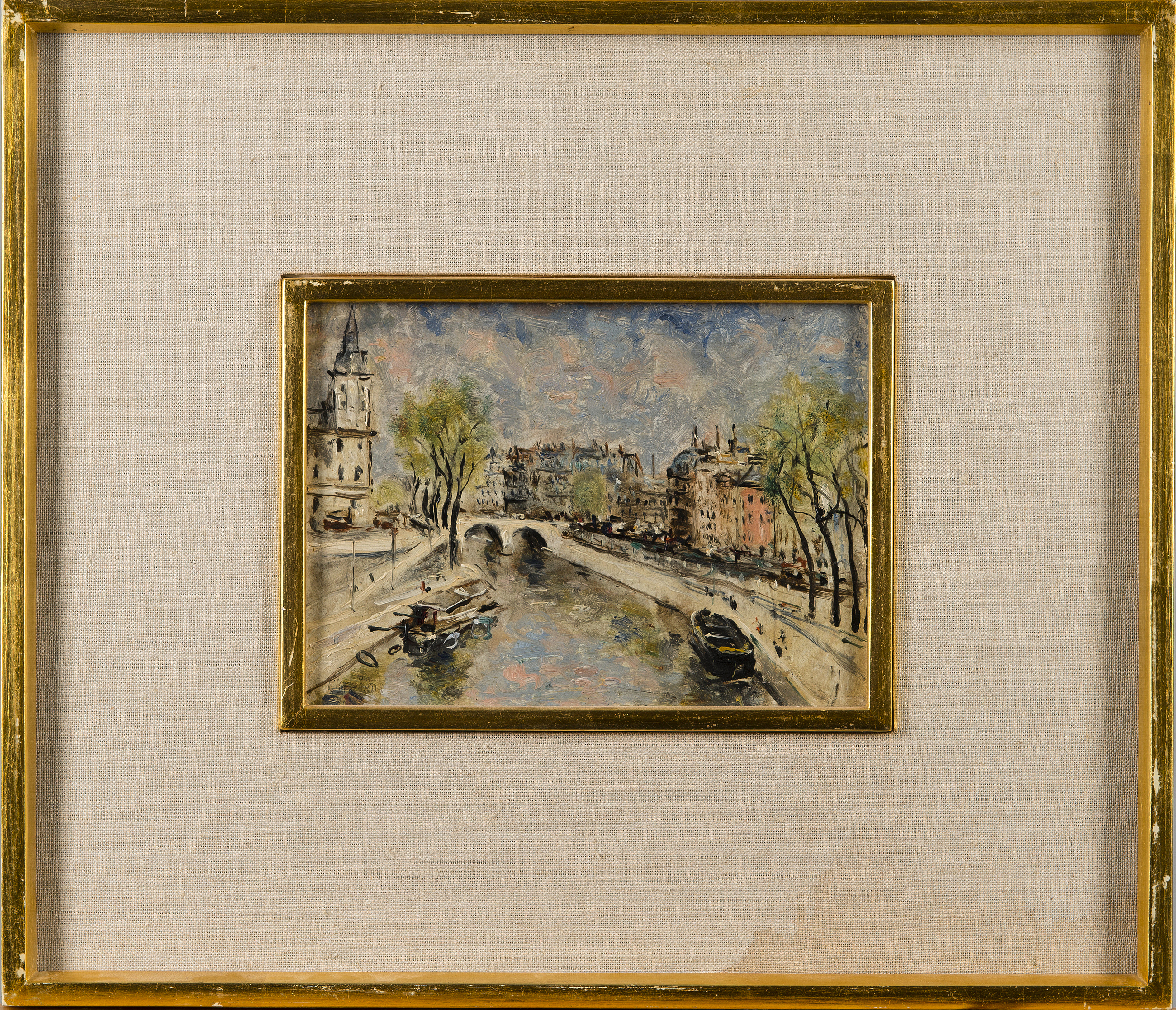 HANS EKEGÅRDH, 2 st, olja på pannå, signerade. Bukowskis