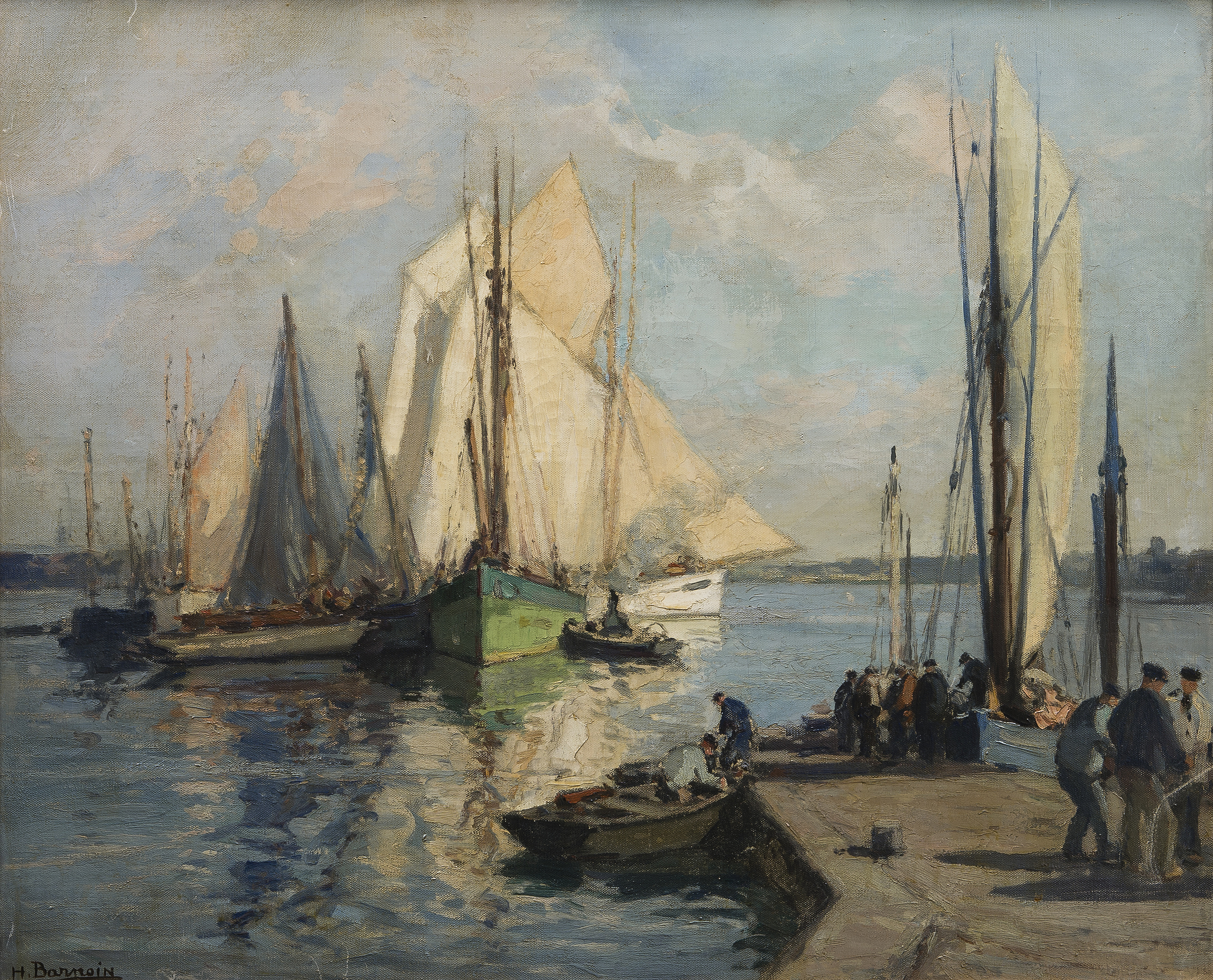 HENRI ALPHONSE BARNOIN, olja på duk, signerad. Bukowskis