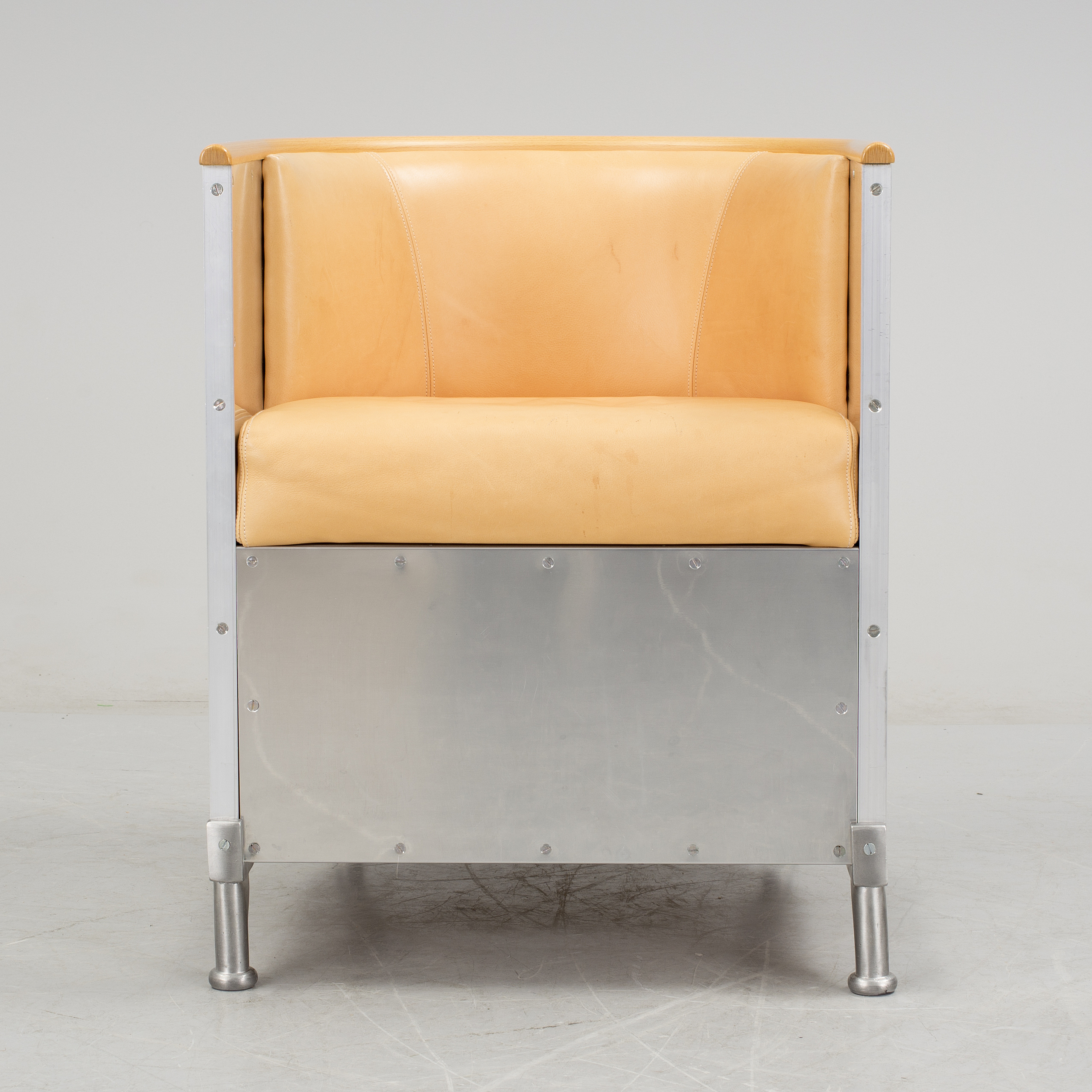 MATS THESELIUS, fåtölj, "Aluminium Chair", Källemo efter 1990. - Bukowskis