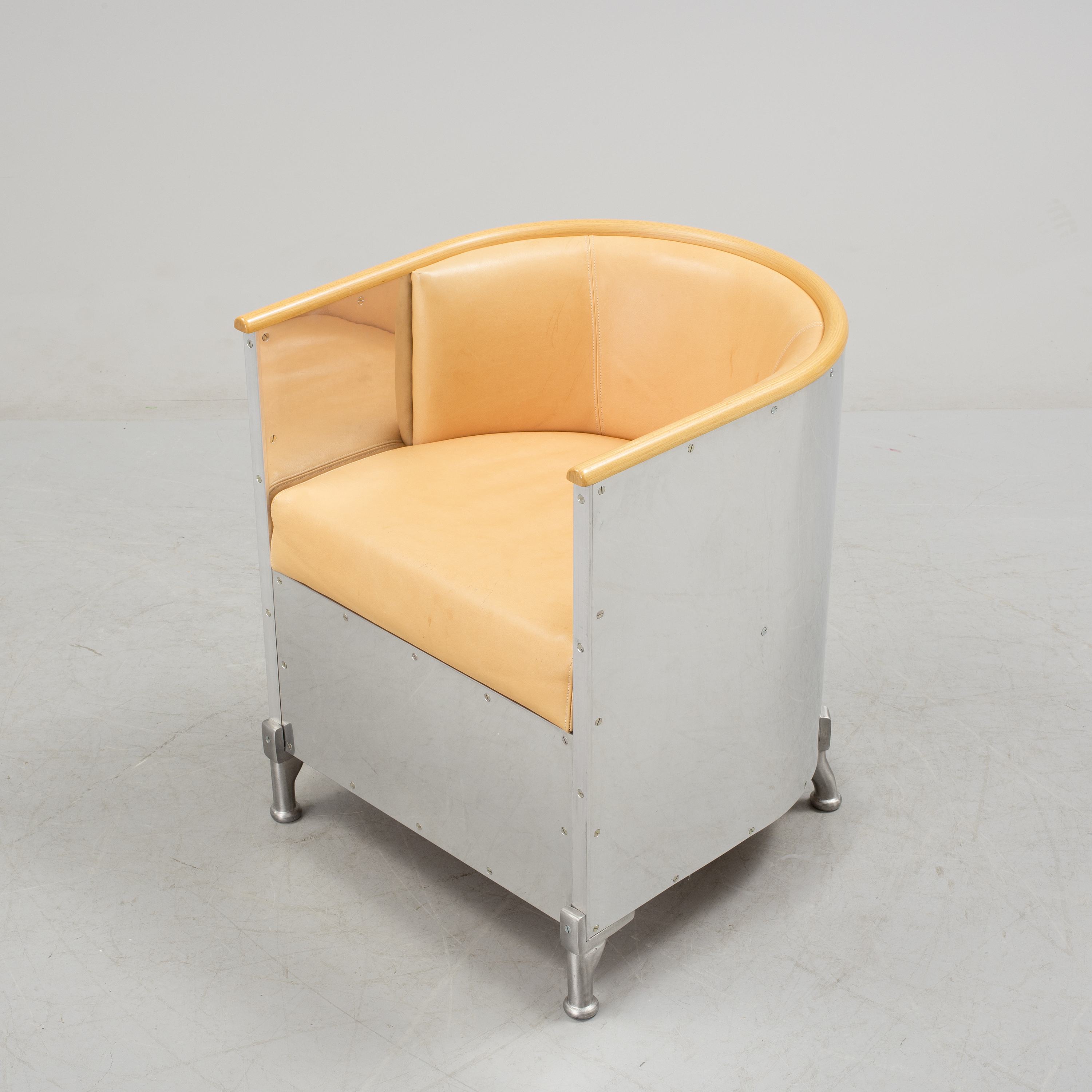 MATS THESELIUS, fåtölj, "Aluminium Chair", Källemo efter 1990. - Bukowskis