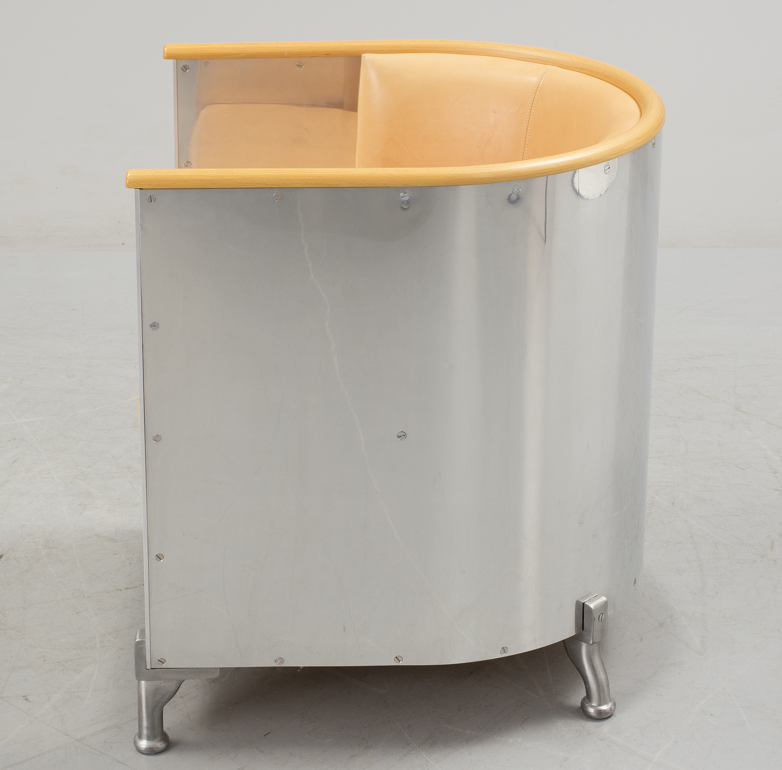 MATS THESELIUS, fåtölj, "Aluminium Chair", Källemo efter 1990. - Bukowskis