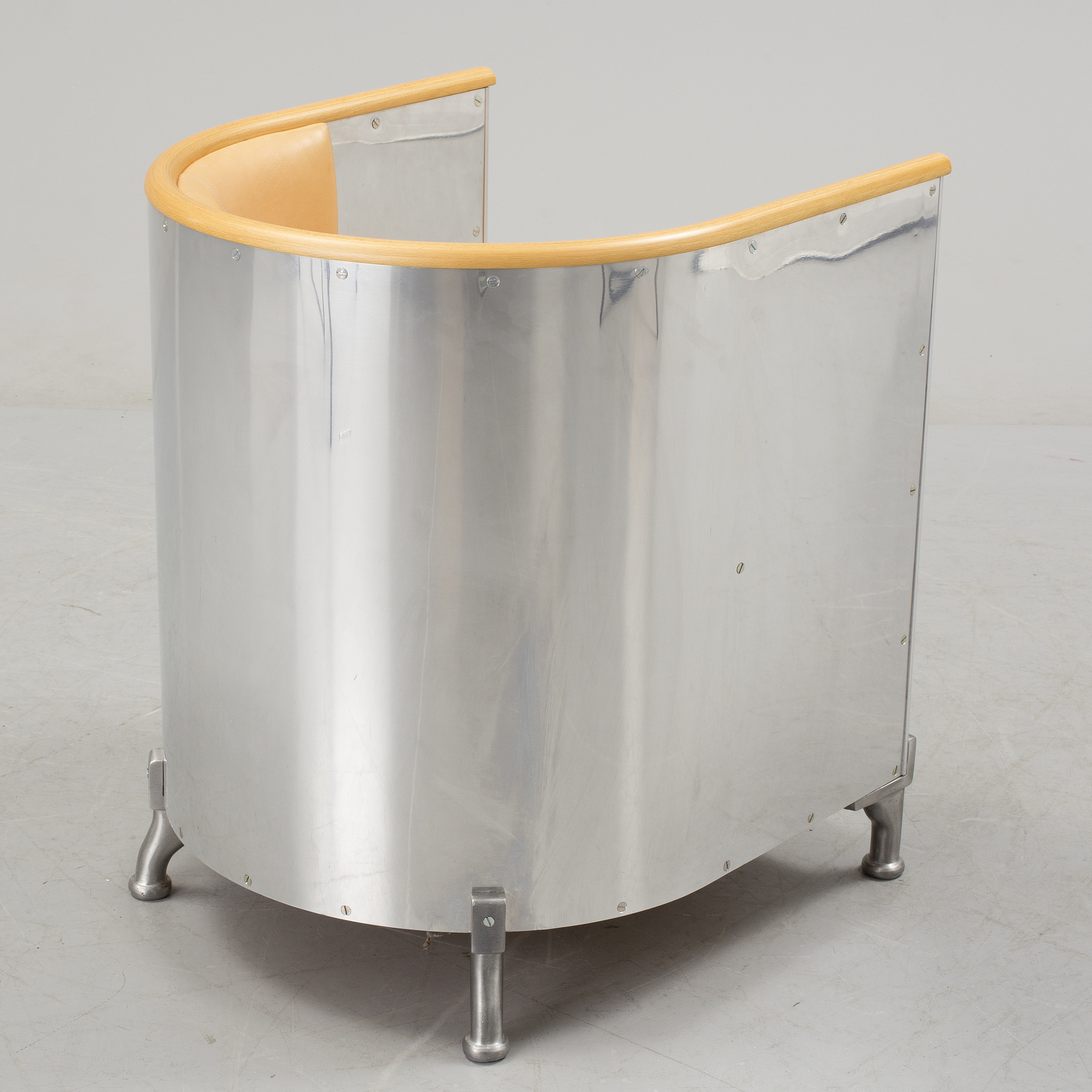 MATS THESELIUS, fåtölj, "Aluminium Chair", Källemo efter 1990. - Bukowskis