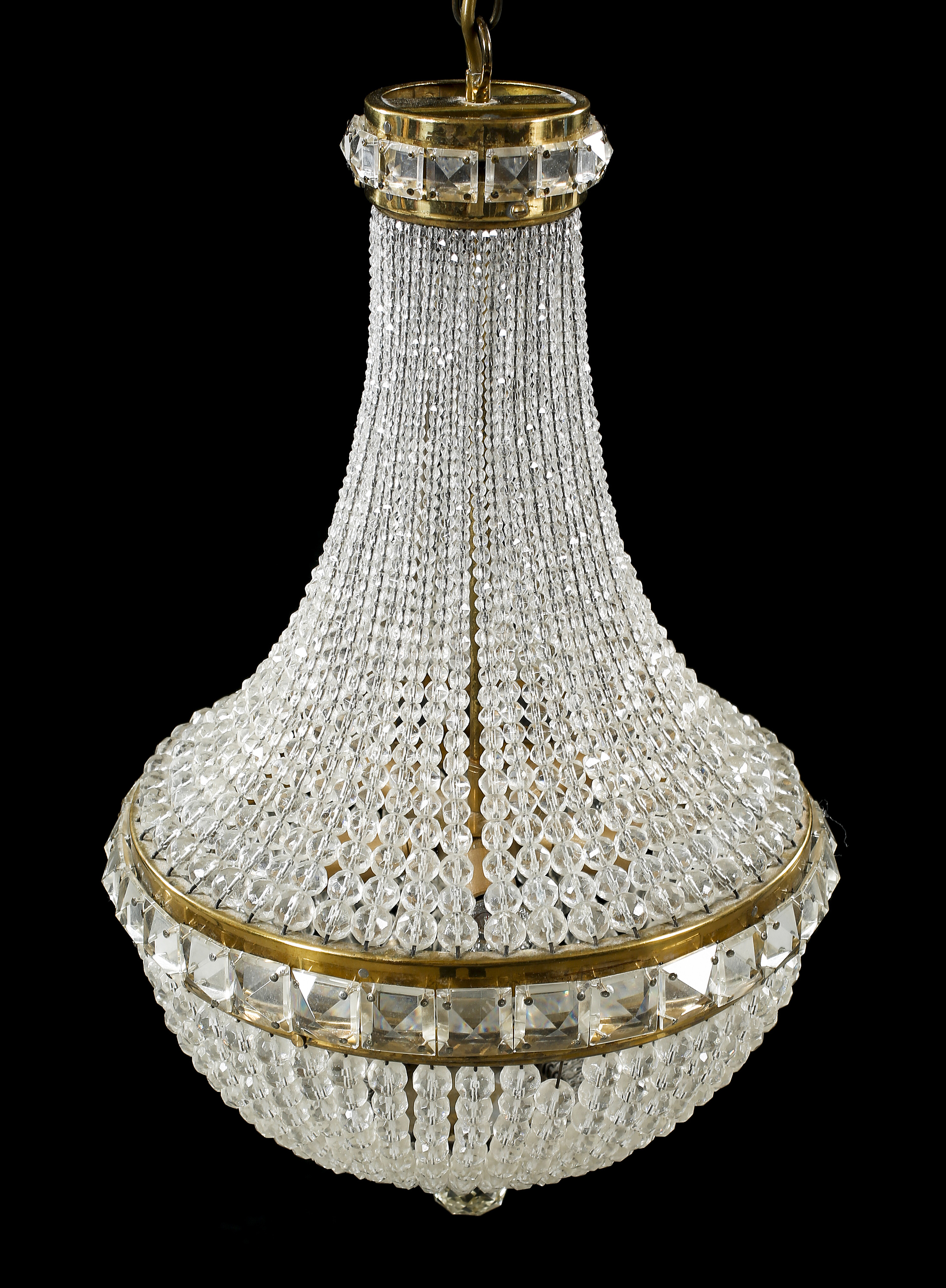 LJUSKRONA, 1900-talets andra hälft, höjd ca 52 cm. - Bukowskis