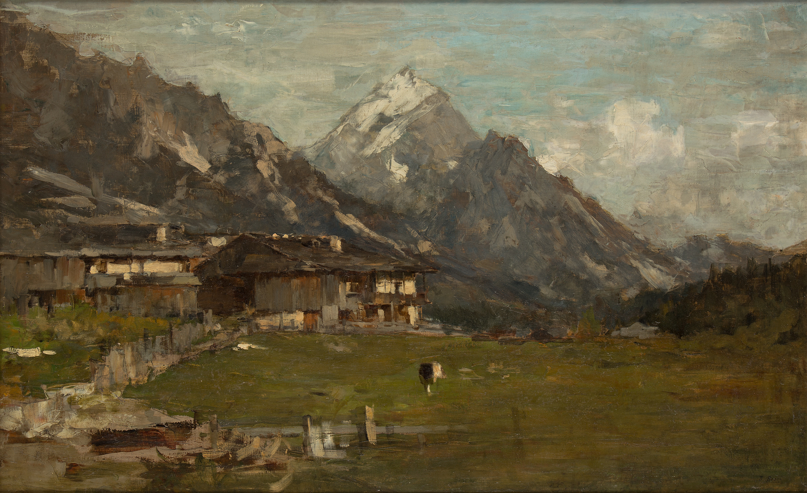 BARTOLOMEO BEZZI, oil on canvas, signed B Bezzi. Bukowskis