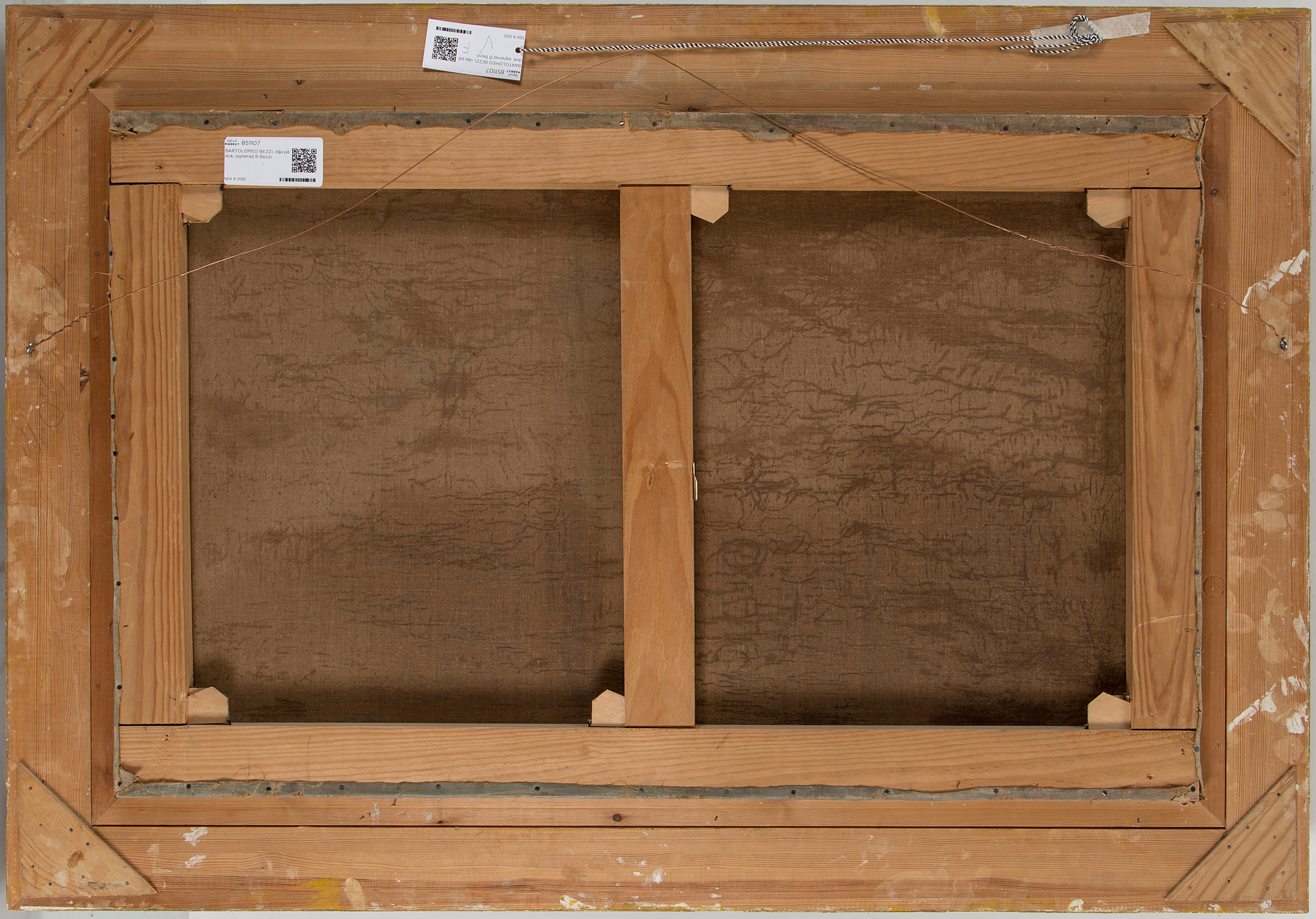 BARTOLOMEO BEZZI, oil on canvas, signed B Bezzi. Bukowskis