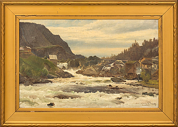 GUSTAF RYDBERG, olja på duk, signerad och daterad 1869. - Bukowskis