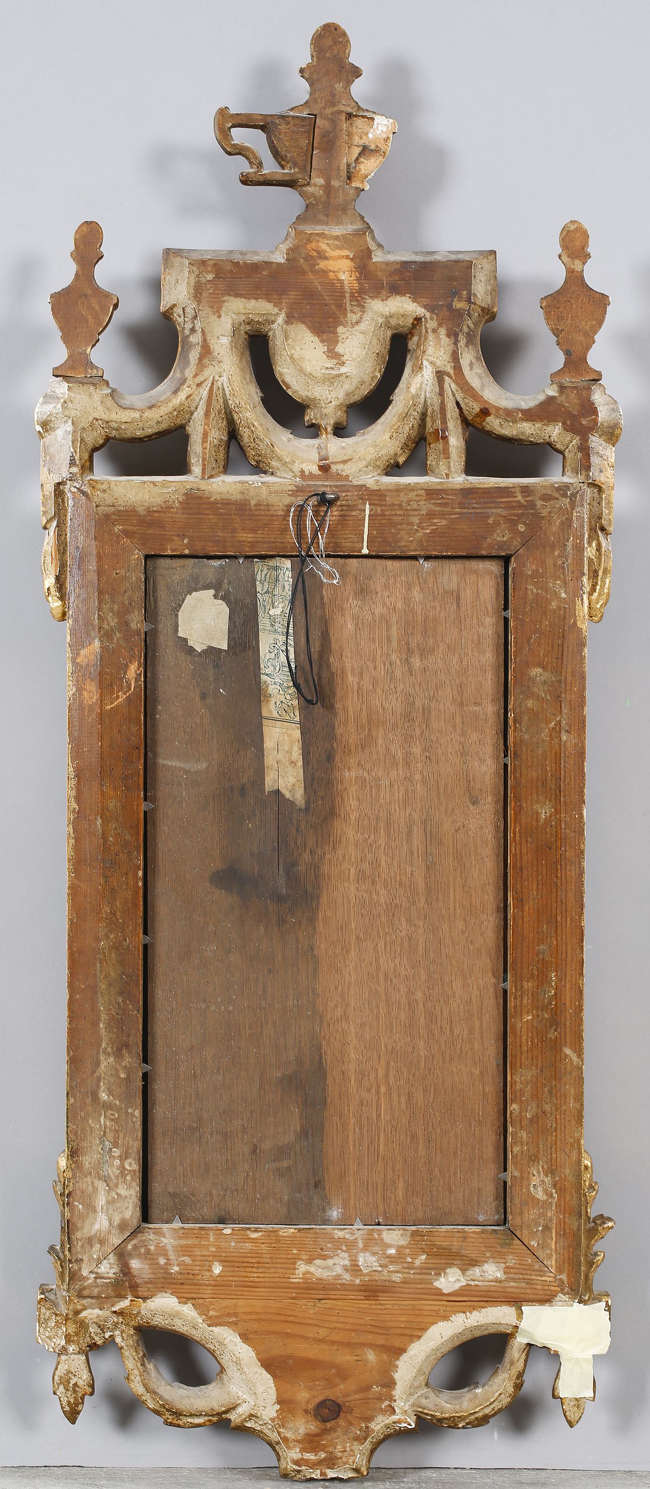 A Gustavian mirror, made around year 1800. Bukowskis