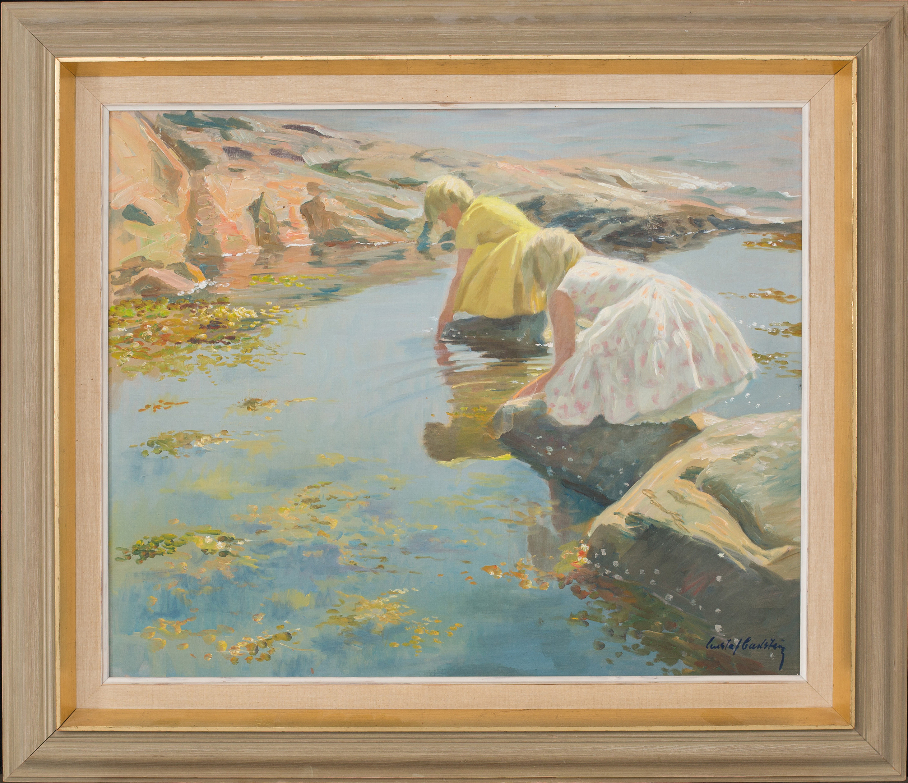 GUSTAF CARLSTRÖM, oil on canvas, signed, Bukowskis