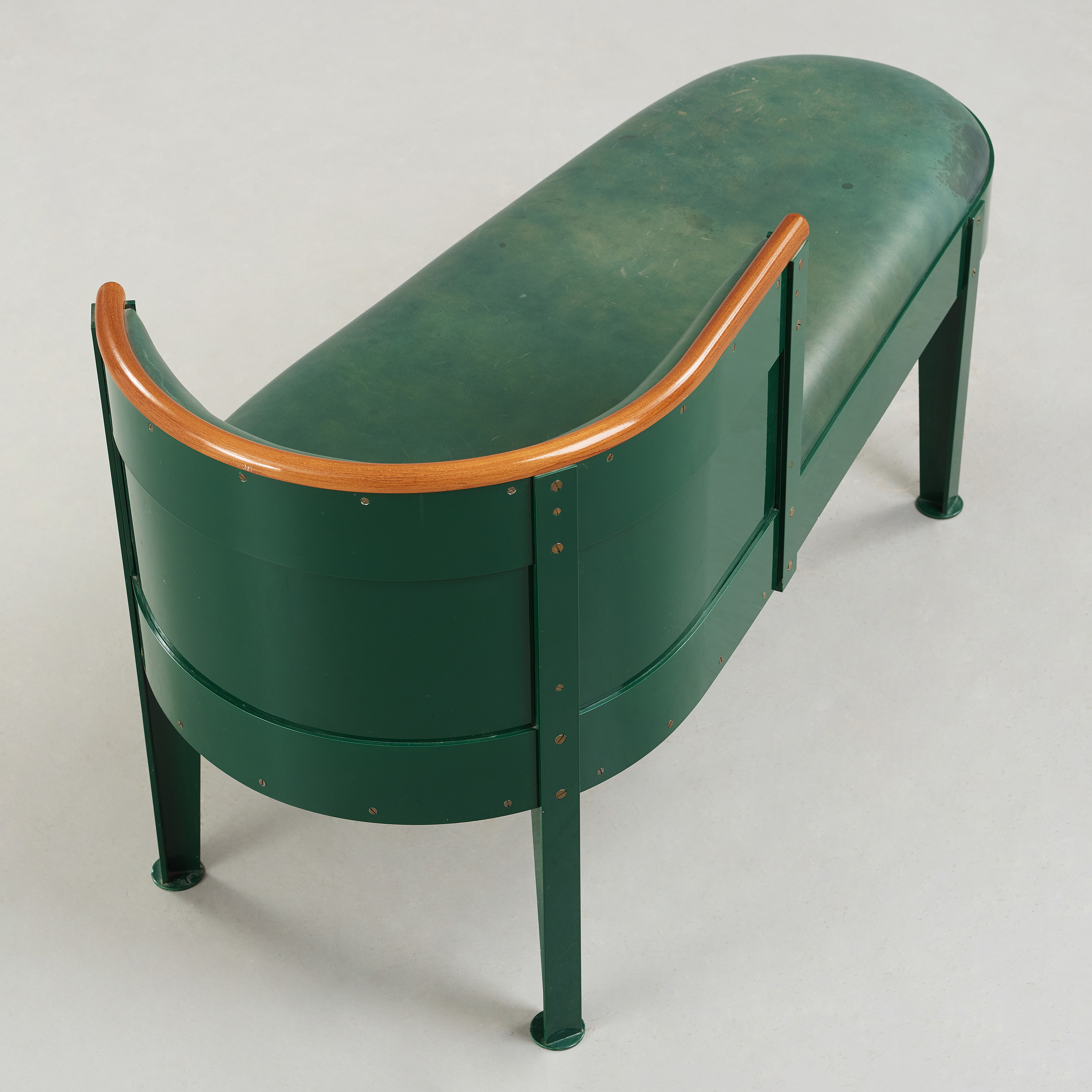 MATS THESELIUS, canapé, Källemo ca 1991, "Morgan green". - Bukowskis