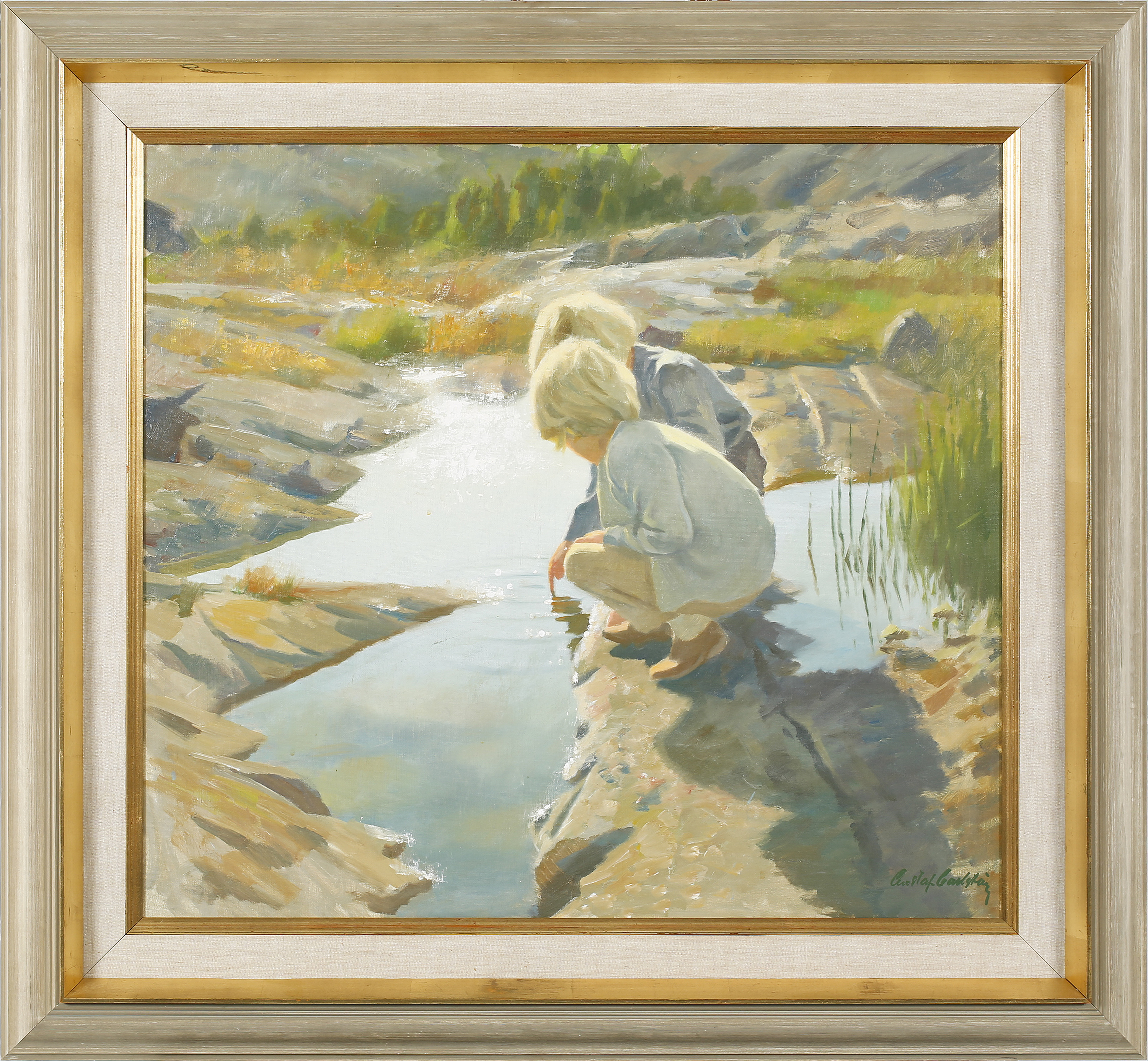 Oil on canvas by GUSTAF CARLSTRÖM, signed. Bukowskis