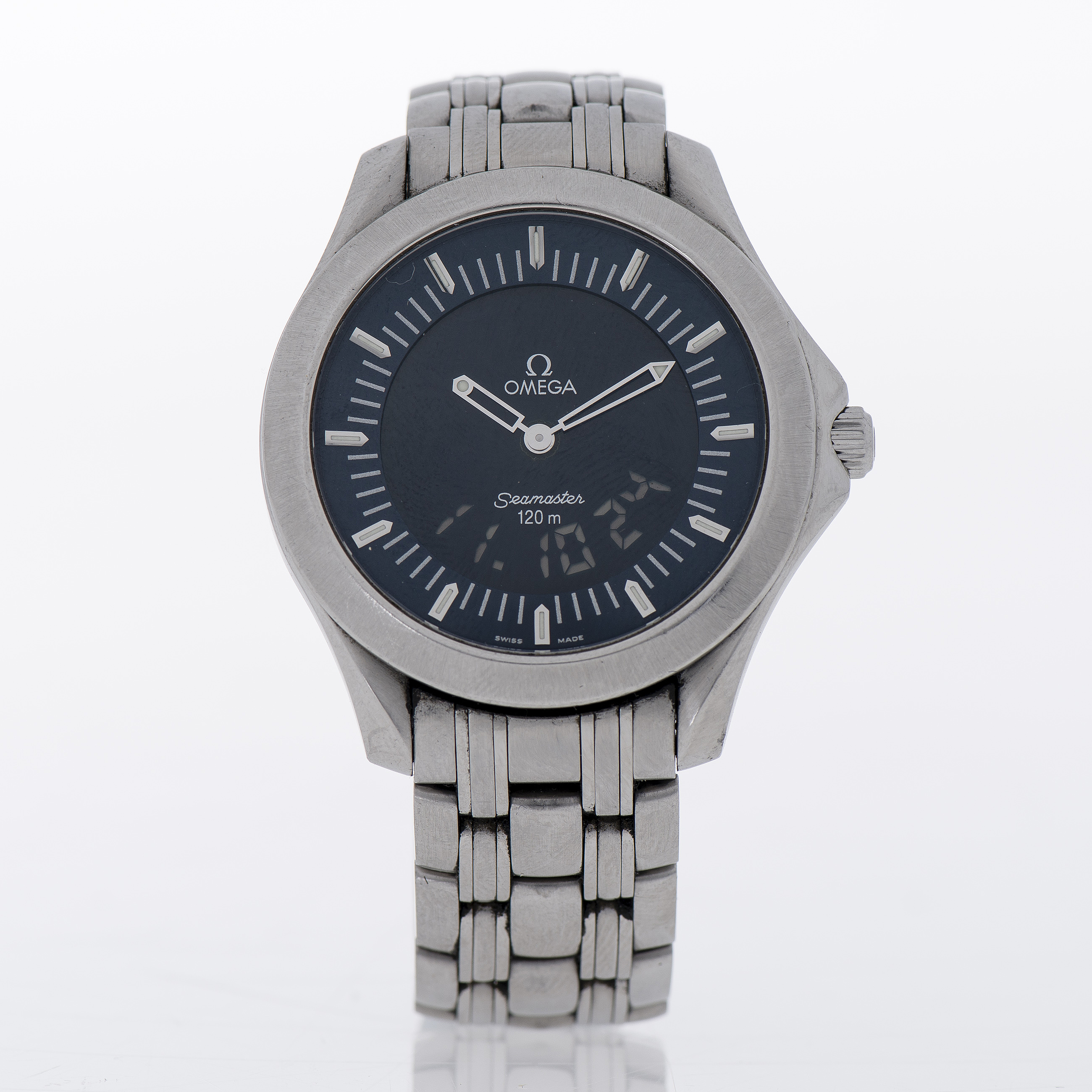 Omega seamaster outlet digital and analog