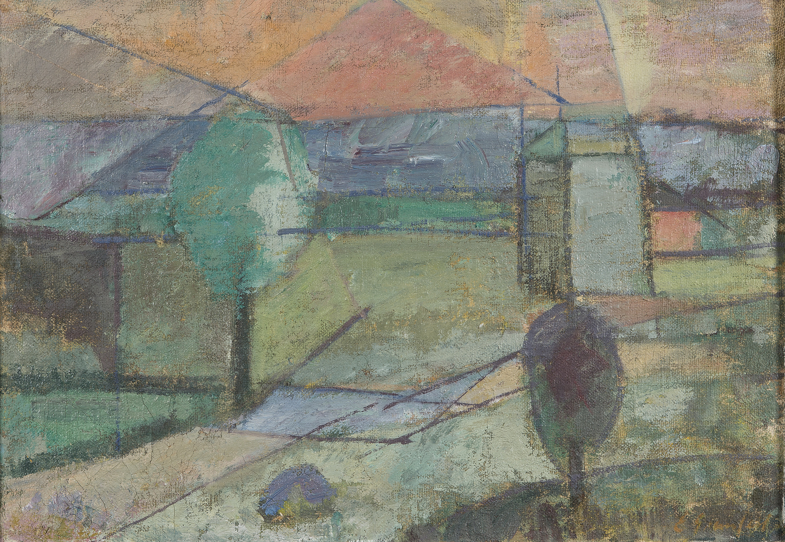 ERIK GRANFELT, olja på duk, signerad. Bukowskis