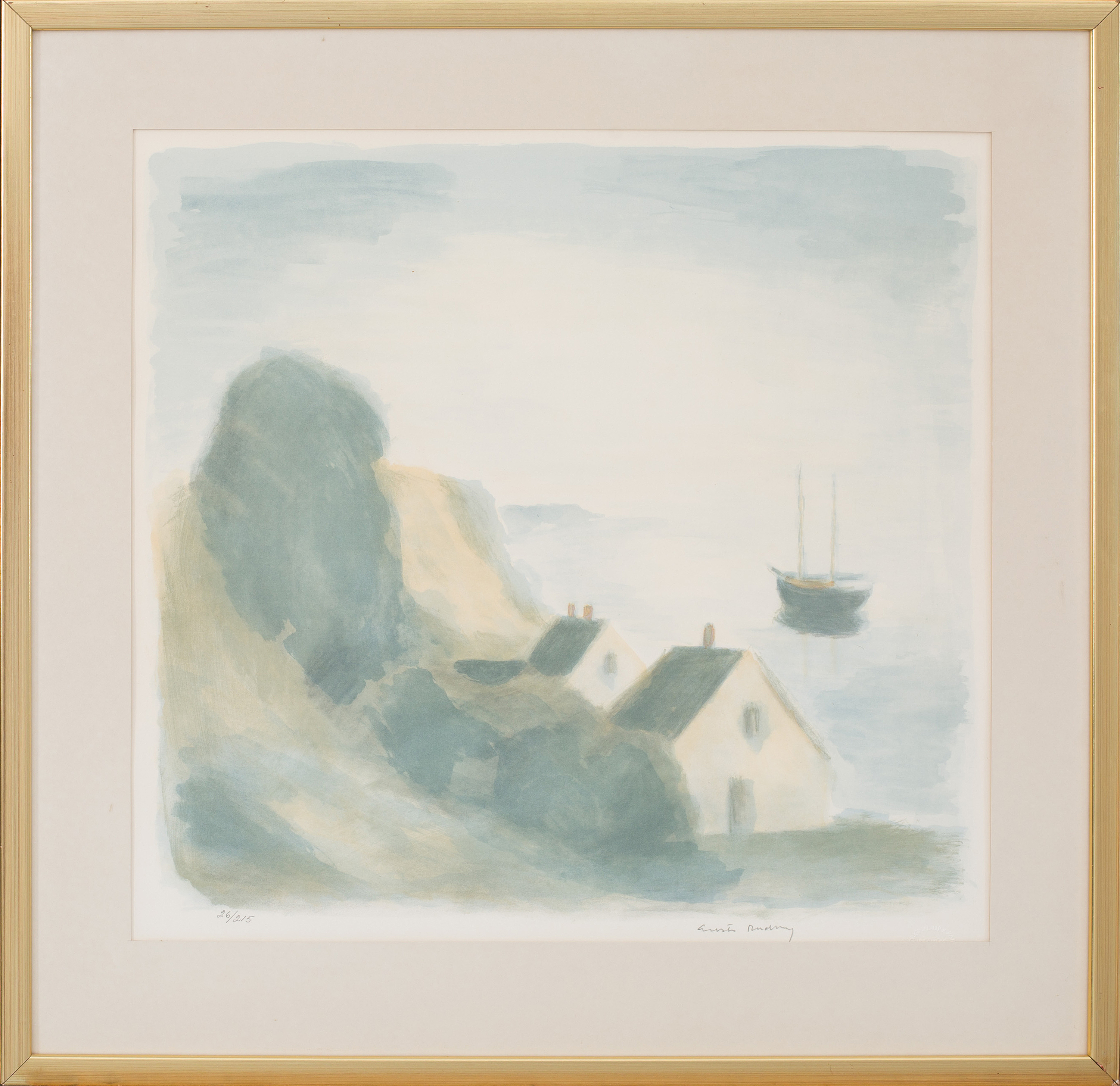 GUSTAV RUDBERG, lithograph in colours, signed and numbered. Bukowskis